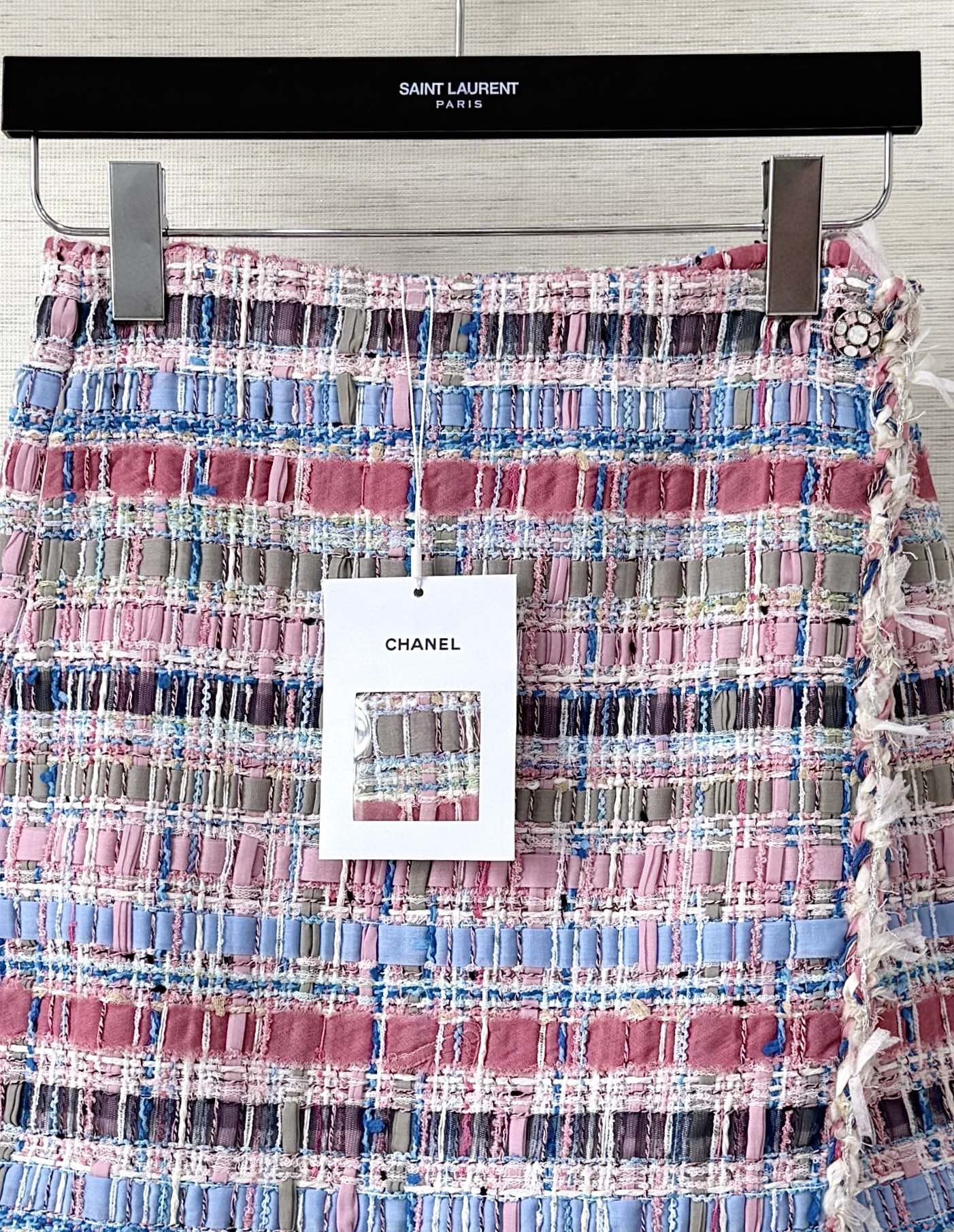 CC 25SS Colorful woven short skirt pants