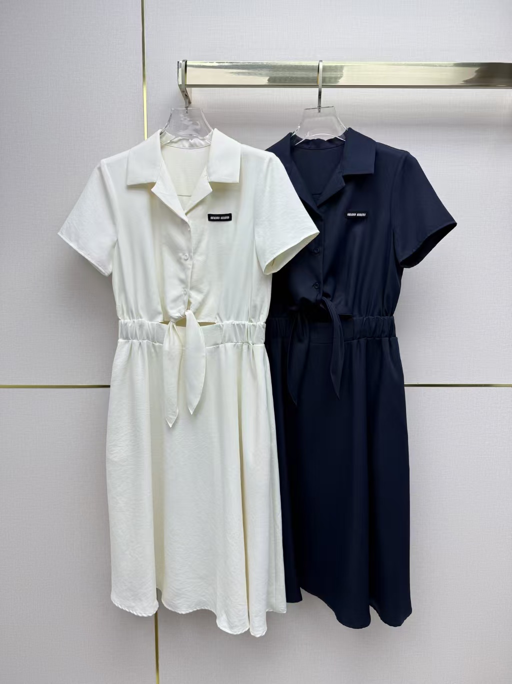 Mi short-sleeved dress