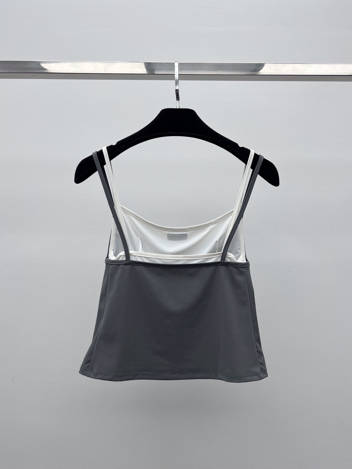 Mi* Fake two-piece slip dress