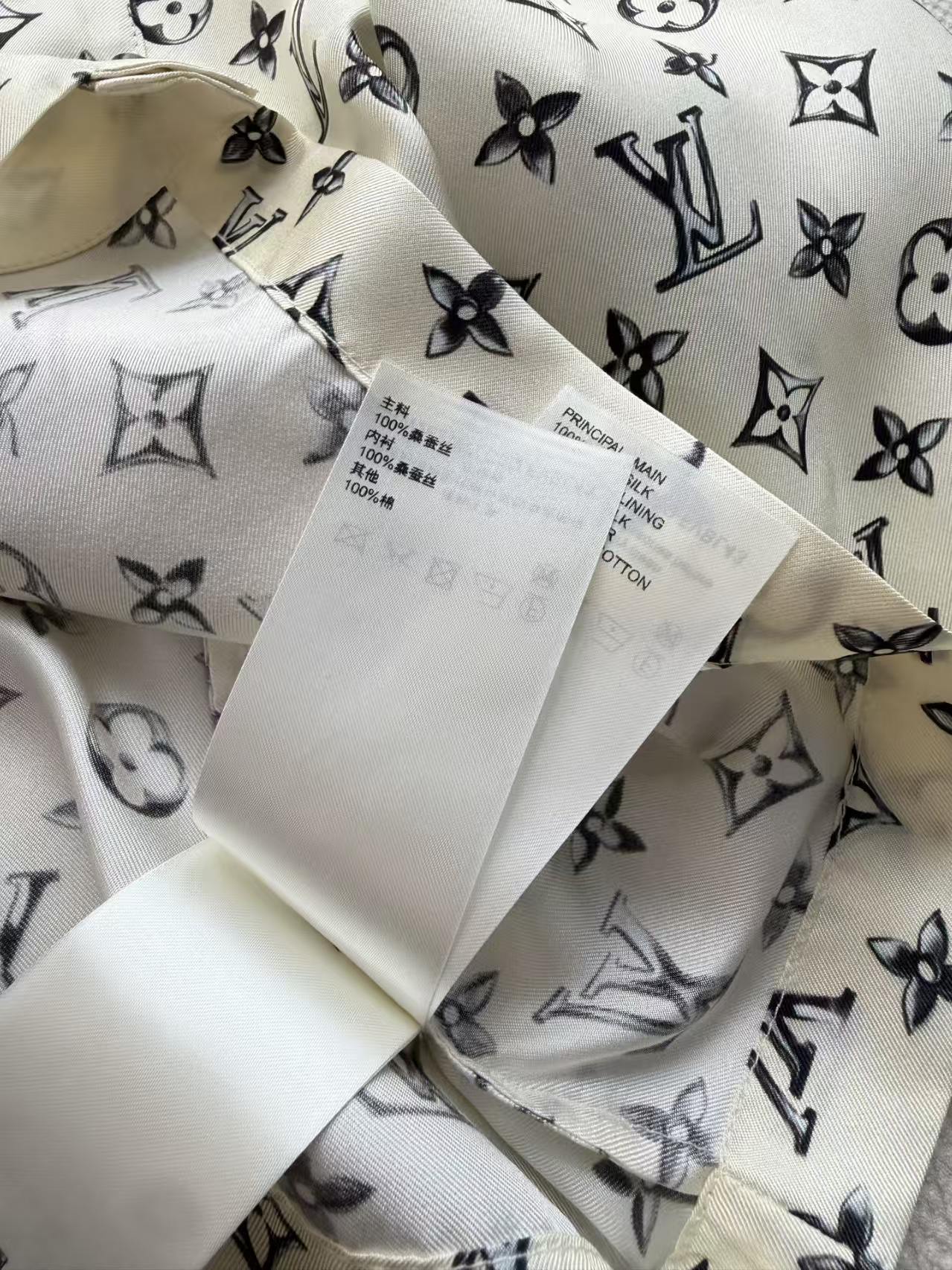 LO 2026 Early Autumn Series Monogram Silk Shirt