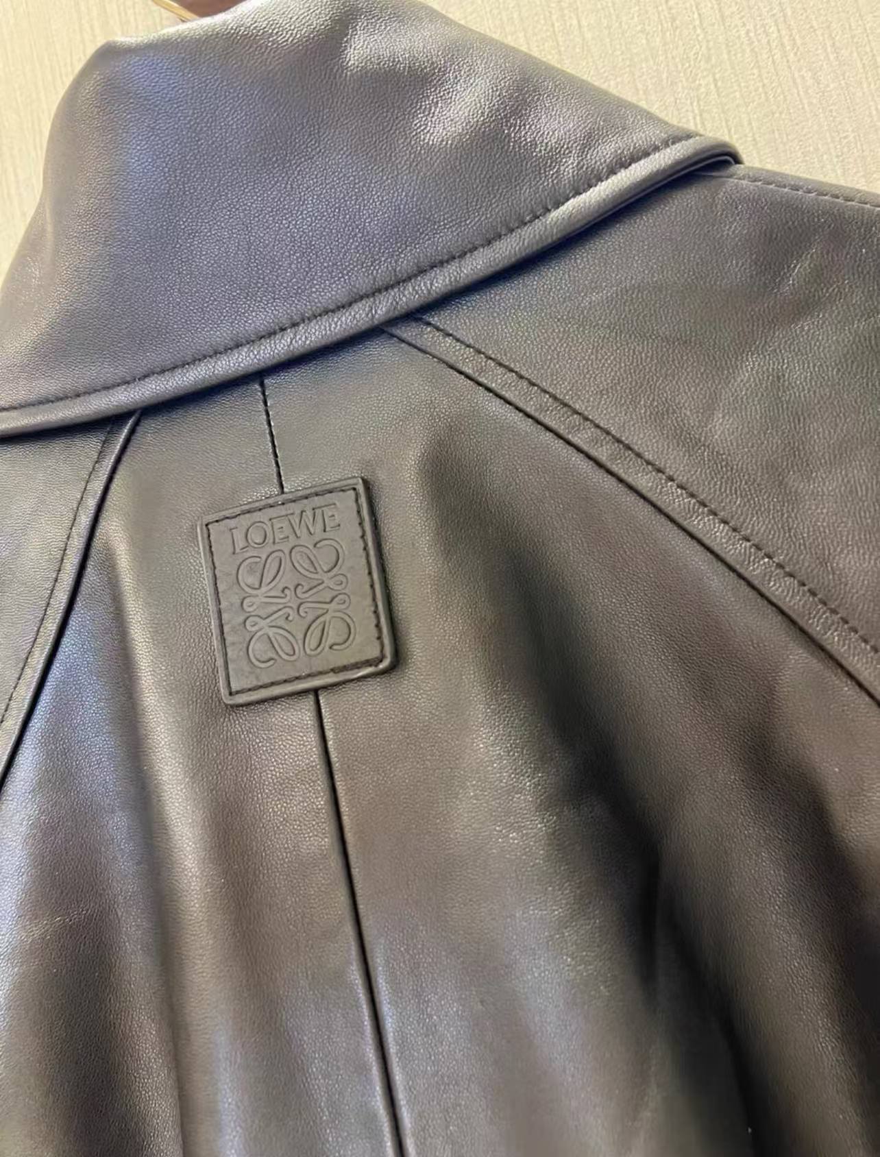 LEW Balloon leather jacket