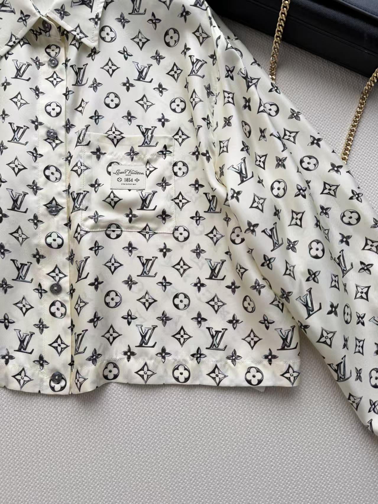 LO 2026 Early Autumn Series Monogram Silk Shirt