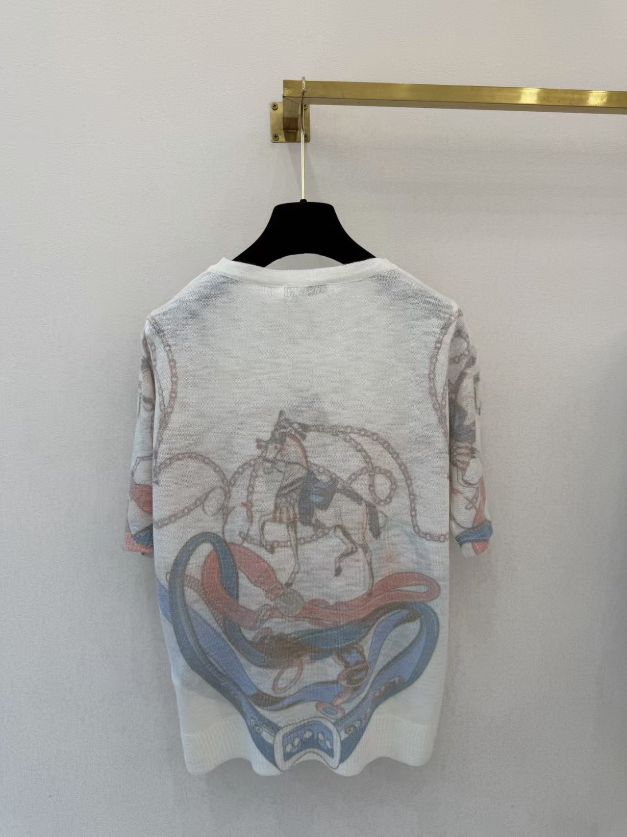 Di Printed Knit Short Sleeve