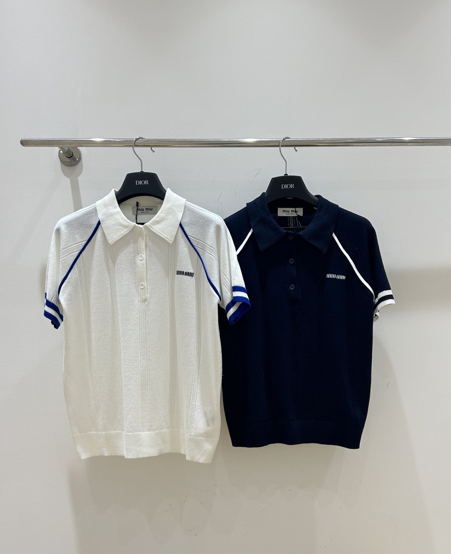 Mi color-block short sleeve polo shirt
