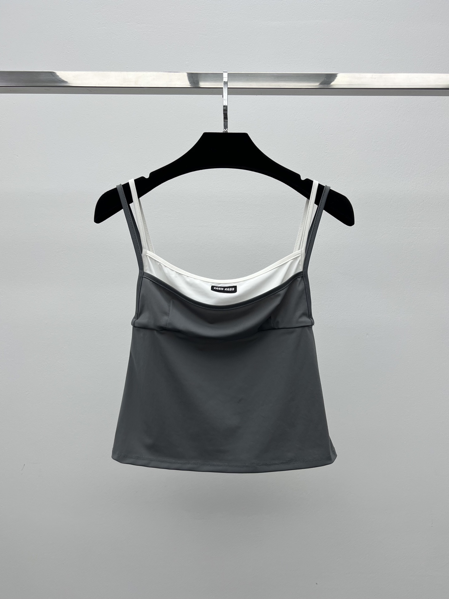 Mi* Fake two-piece slip dress