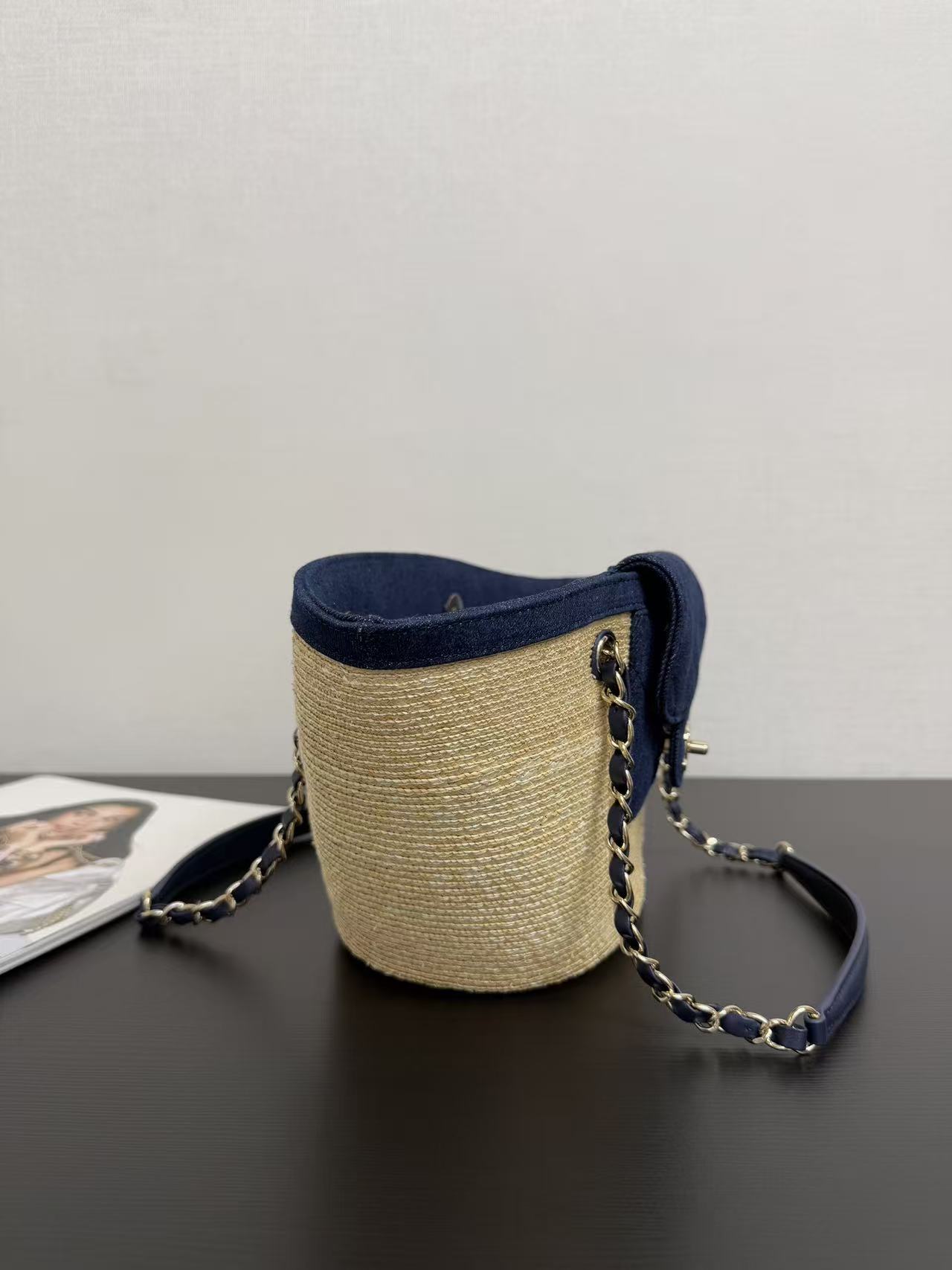 CC26SS Early Summer New Small Straw Basket Bag