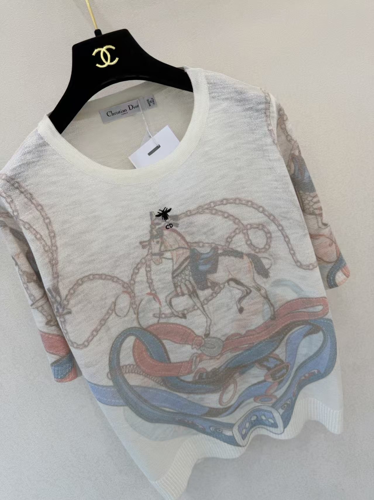 Di Printed Knit Short Sleeve