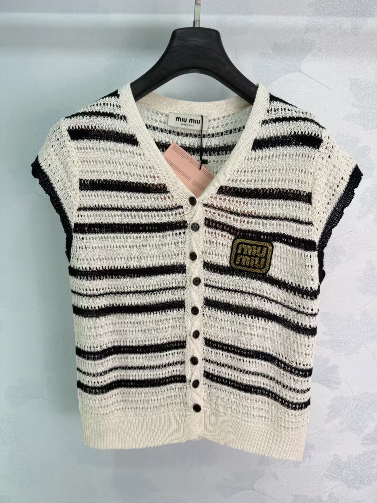 Mi*26 Spring/Summer New Striped Knit Cardigan