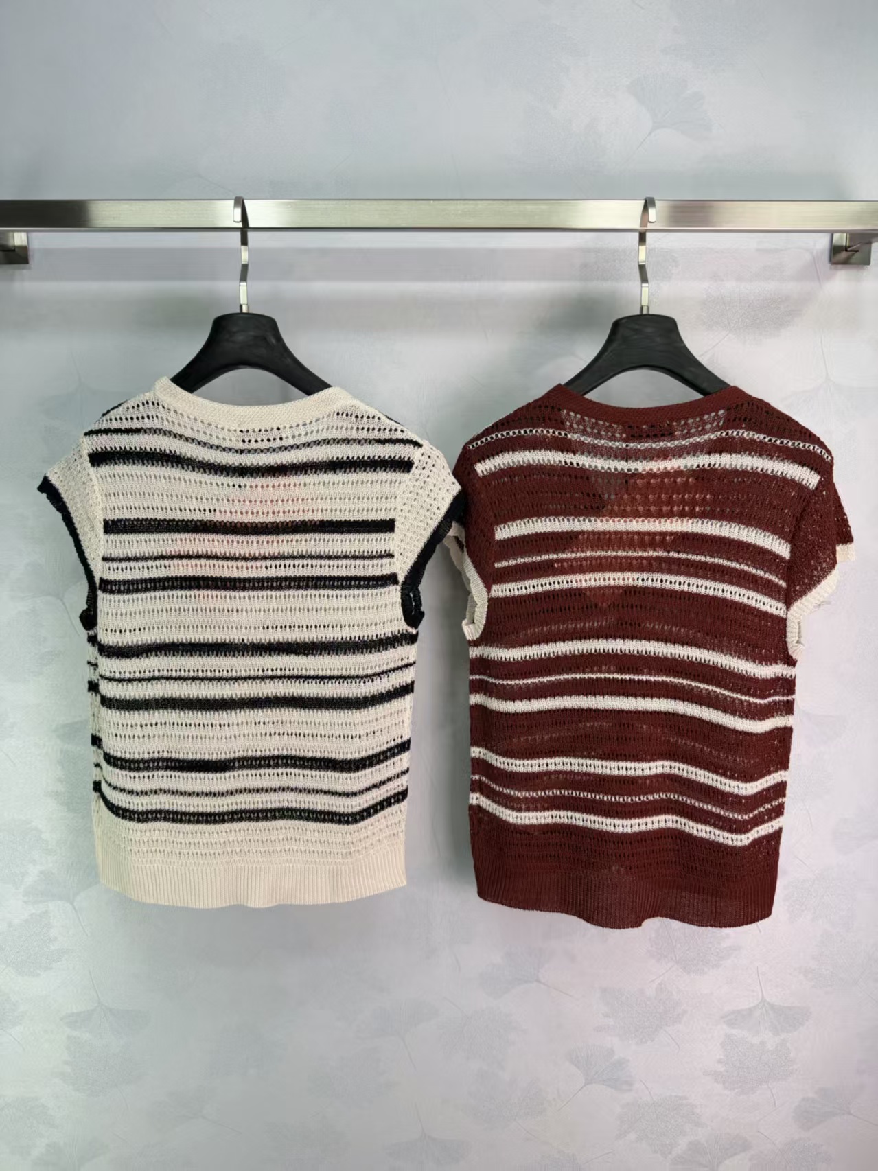 Mi*26 Spring/Summer New Striped Knit Cardigan