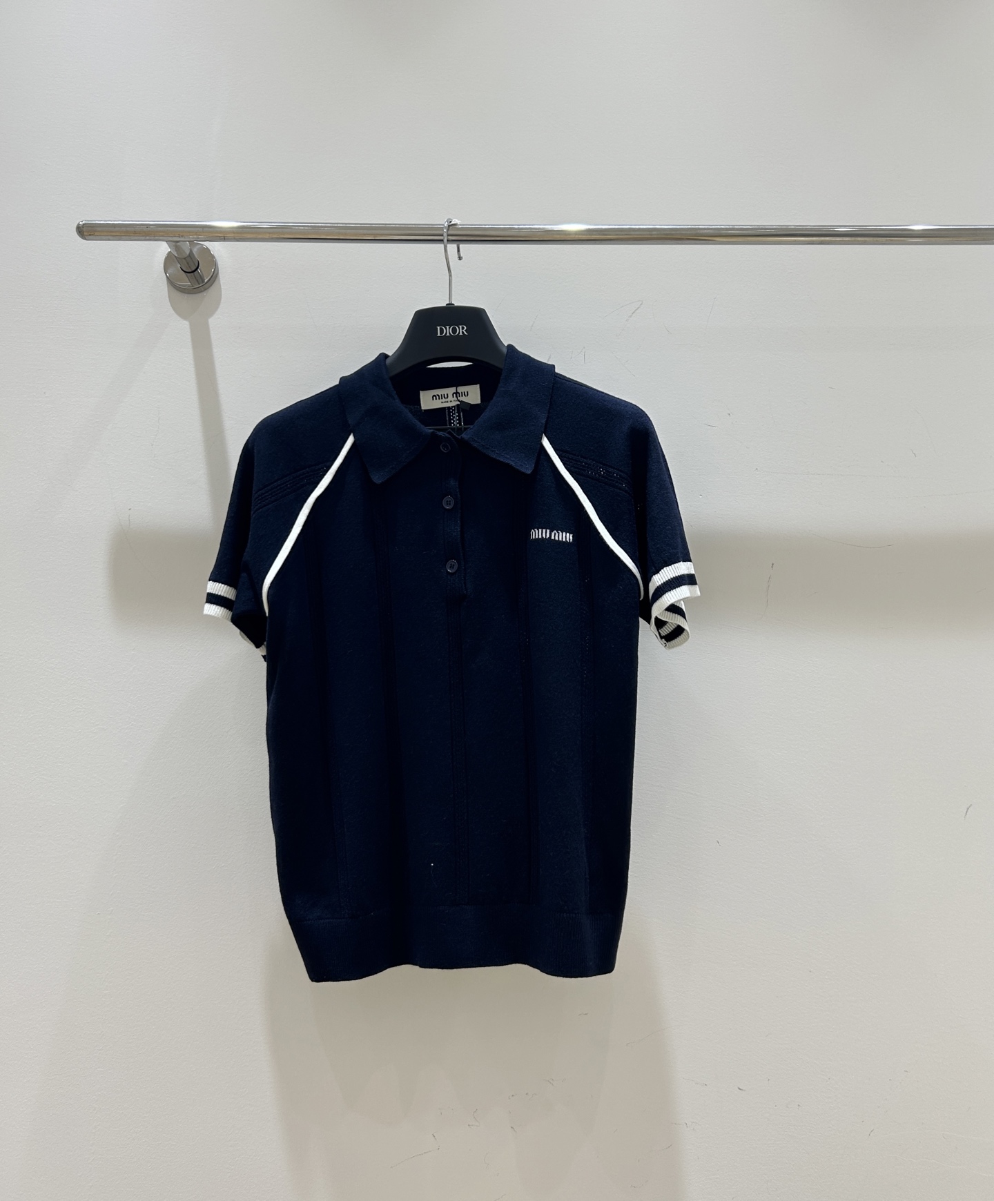 Mi color-block short sleeve polo shirt