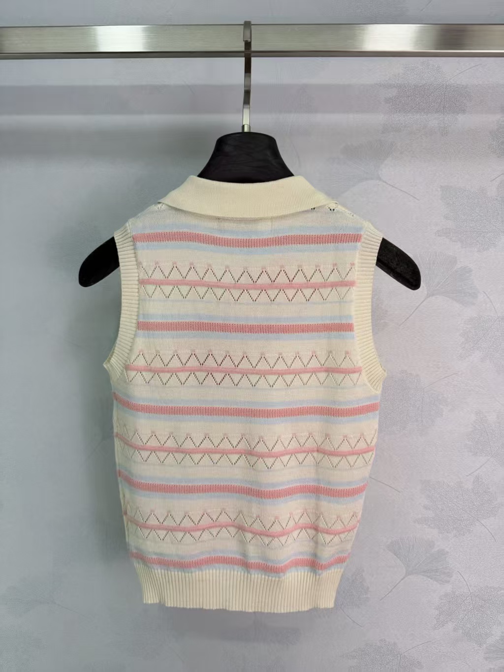 Mi*26 Spring/Summer New Striped Knit Vest