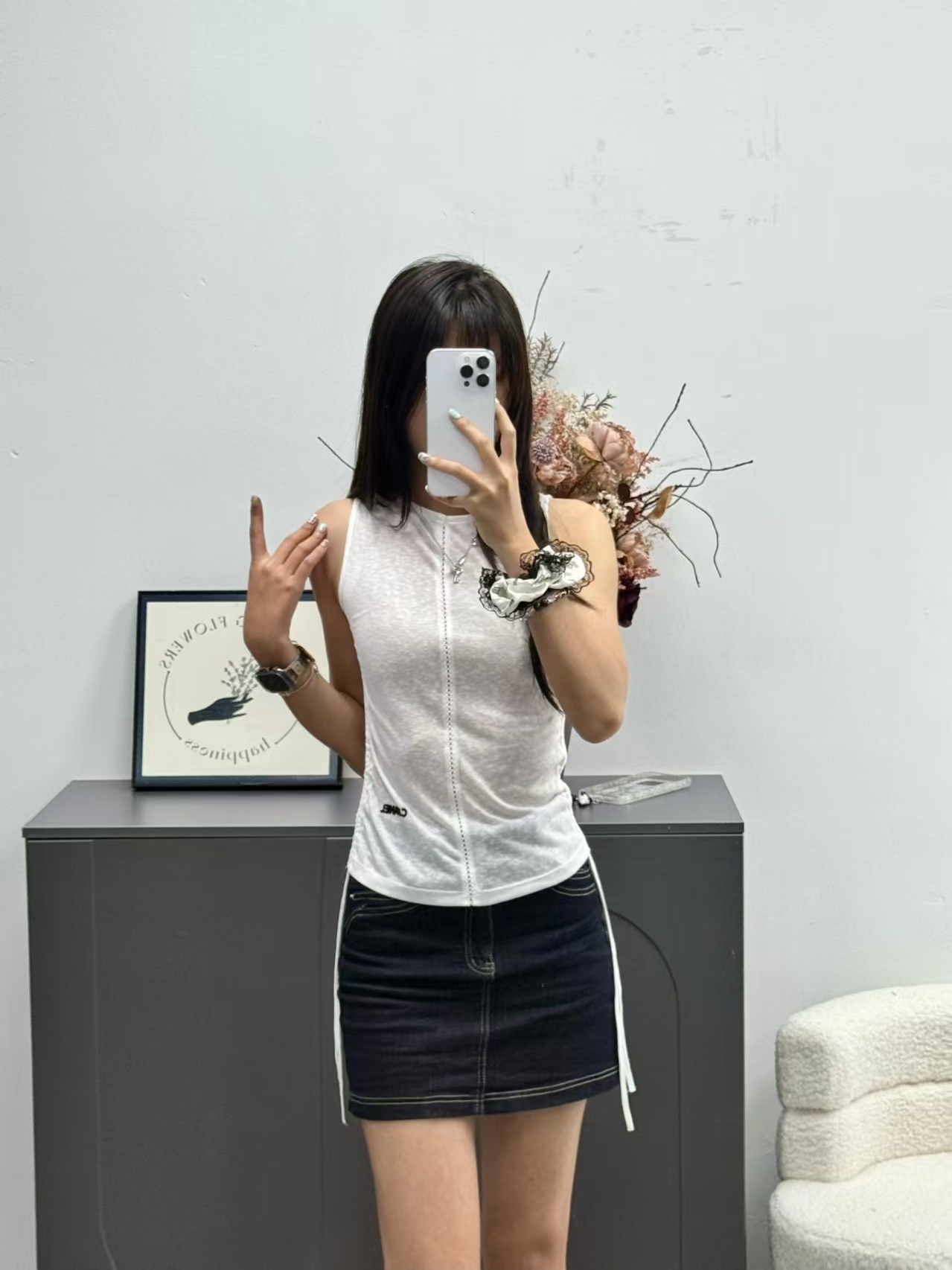 Cha 26 Summer New Drawstring TankTop