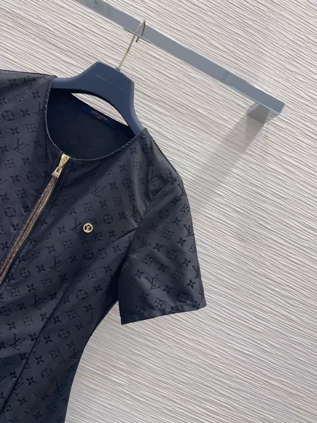 LO 26 All Over Print Ruffle Mini Dress