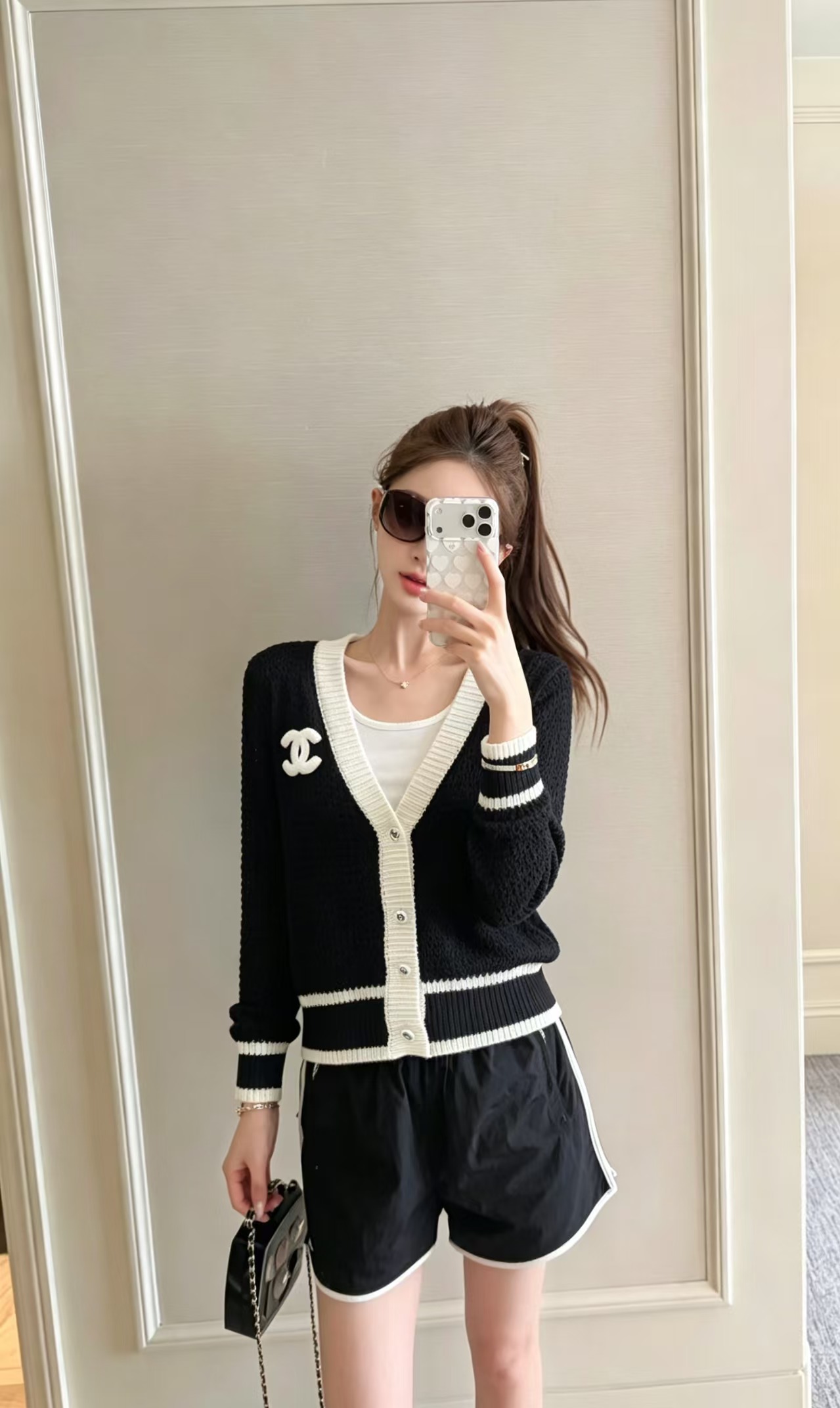 Cha Block Knitted Cardigan