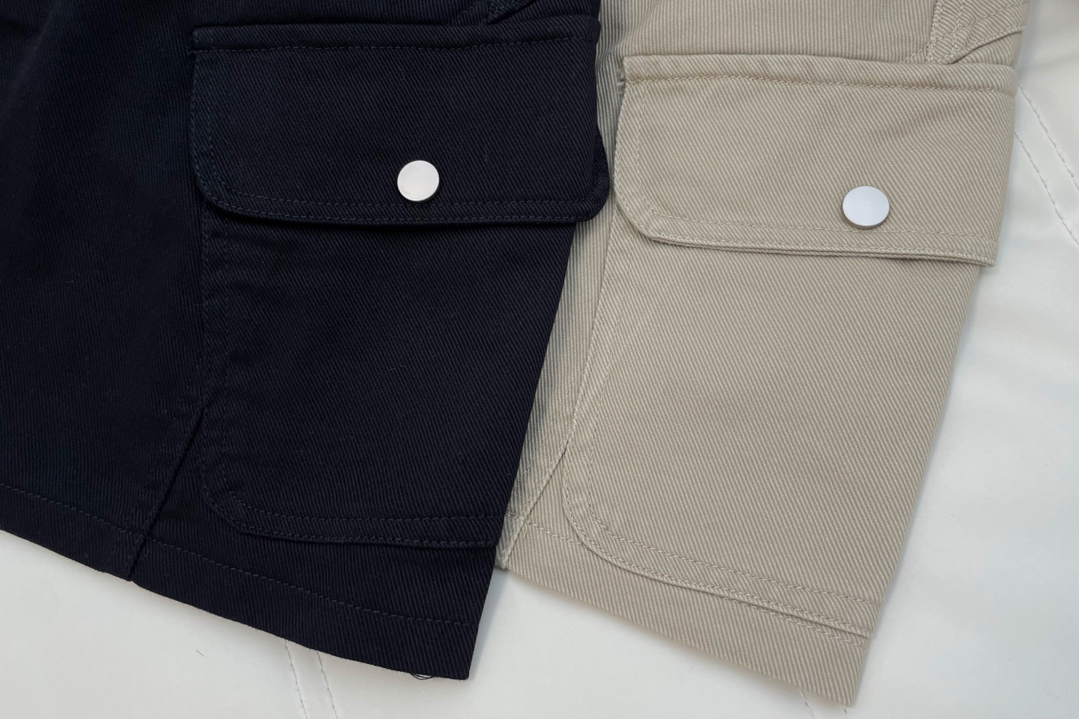 Mi Utility Style Belted Denim MiSkirt