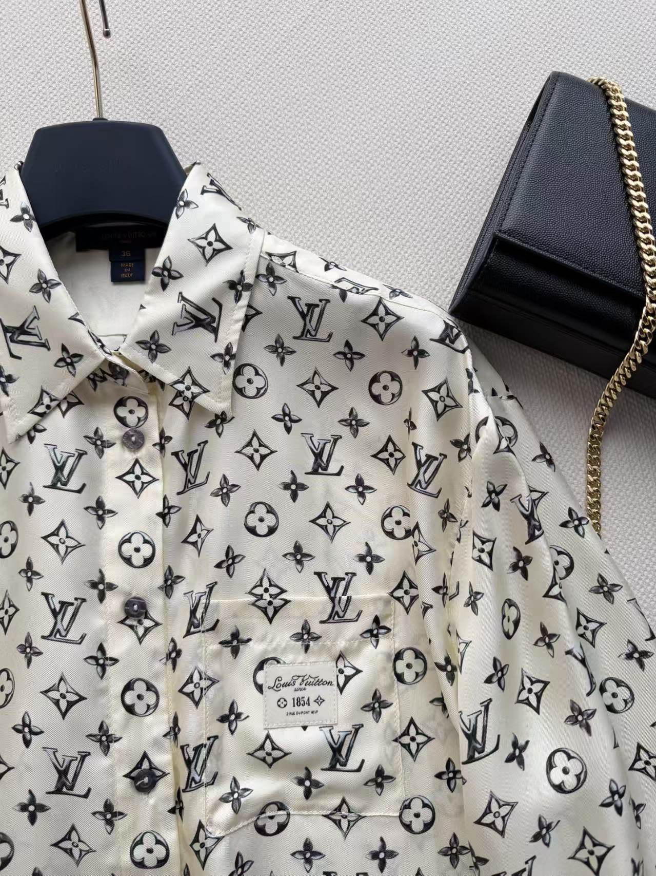 LO 2026 Early Autumn Series Monogram Silk Shirt