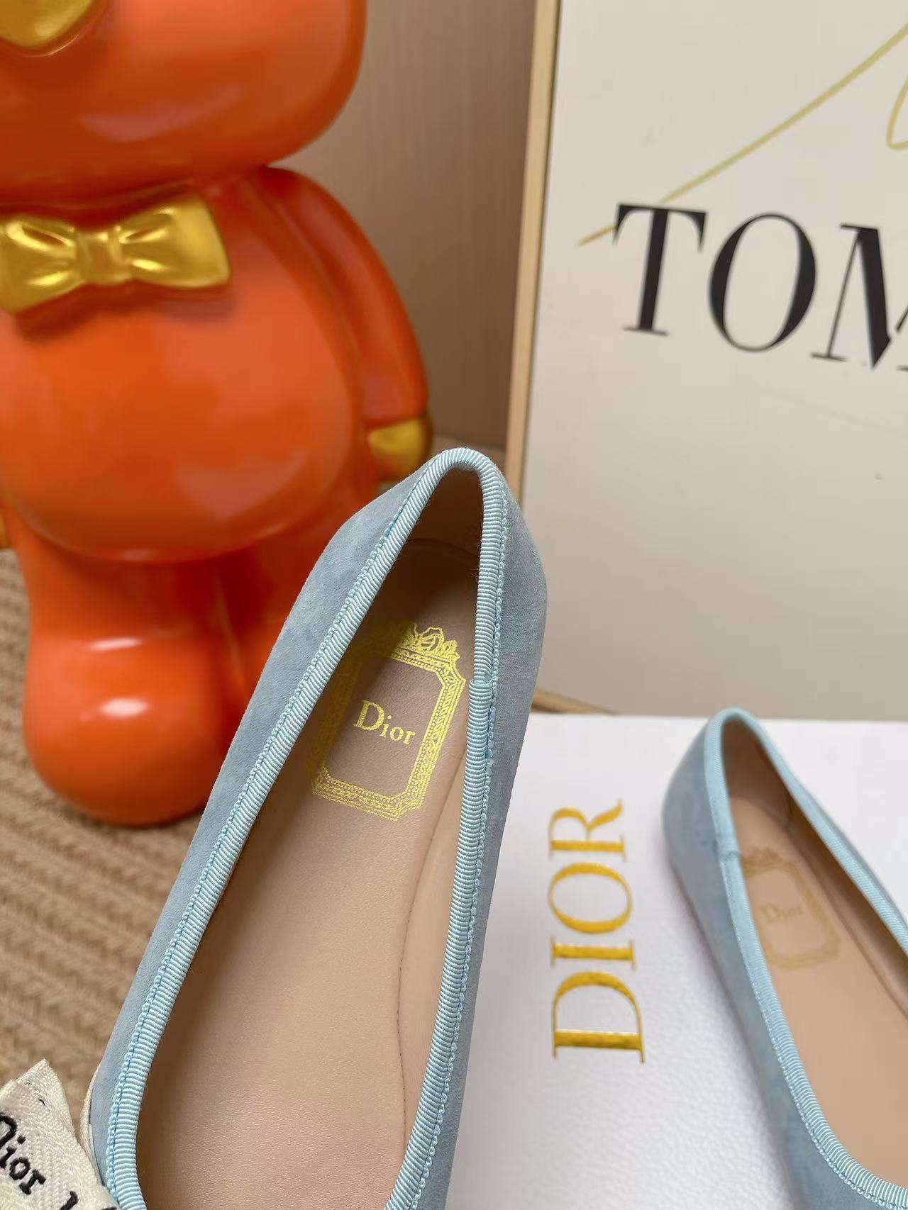 Di Soft Suede Casual Slip On Ballet Flats