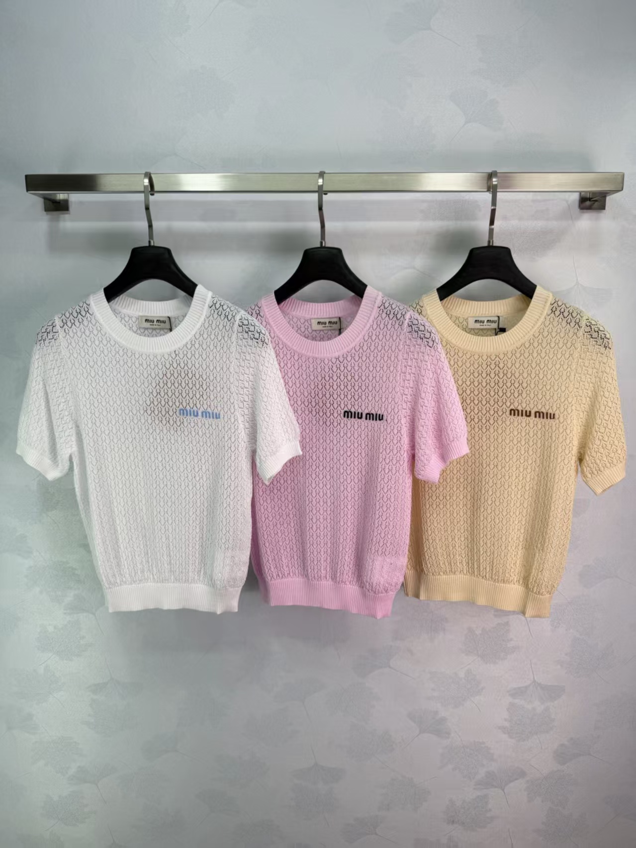 Mi*26 Spring/Summer New Knit Short Sleeve