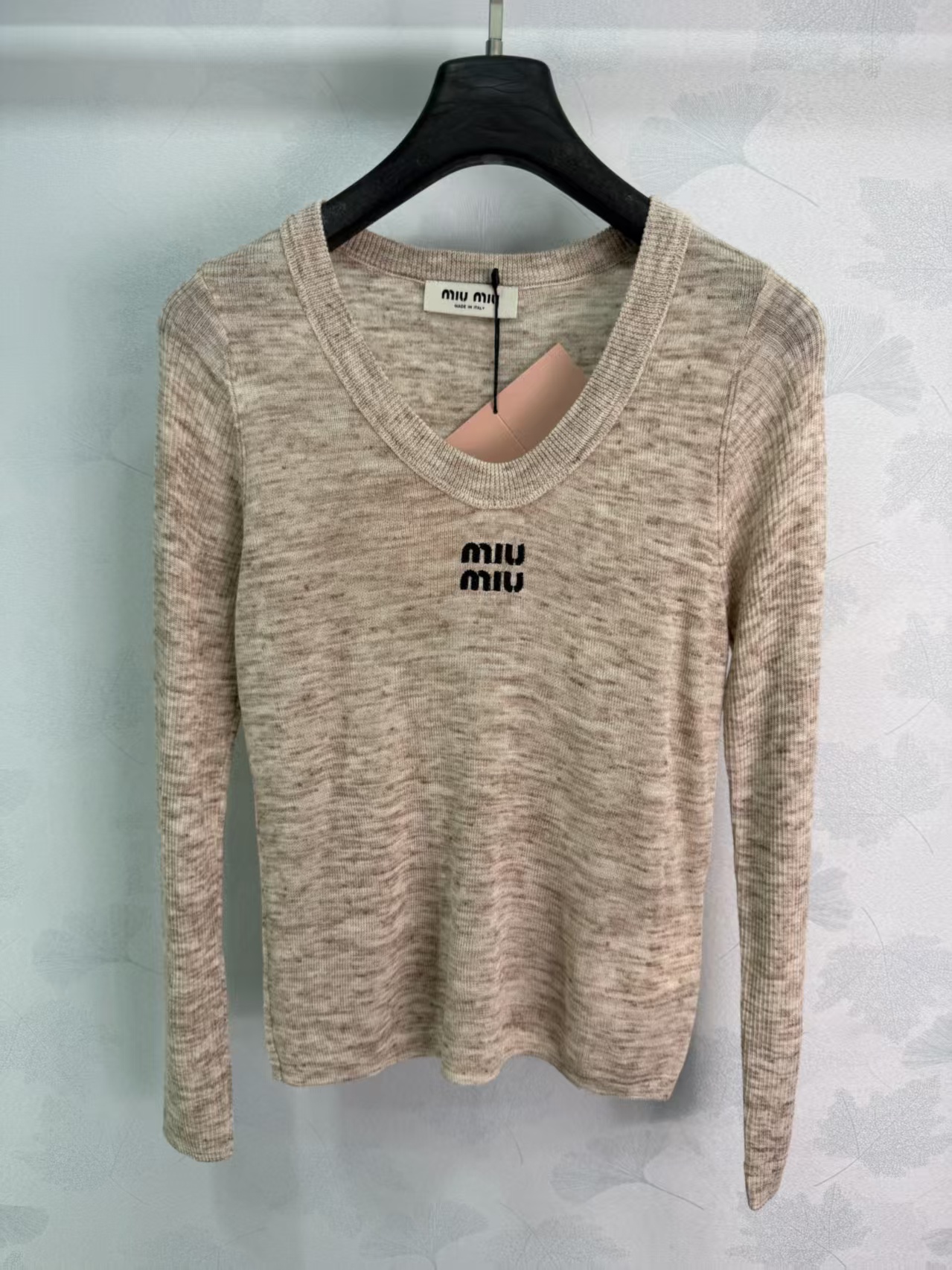 Mi*26 Spring/Summer New V-neck Long SleeveKnitwear