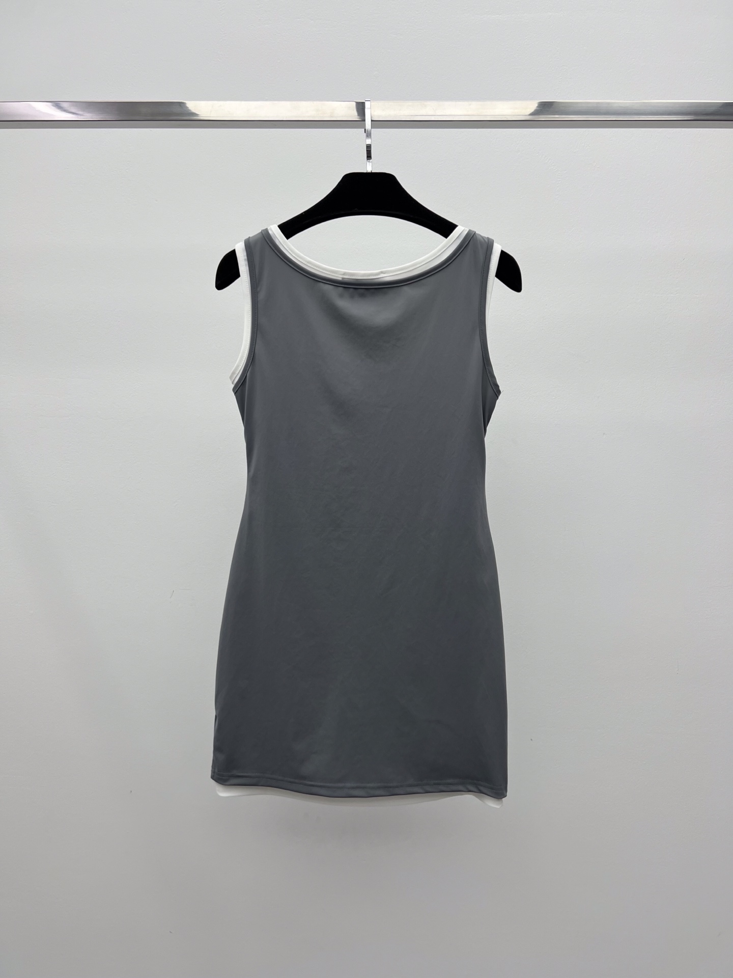 Mi* Fake two-piece tank dress