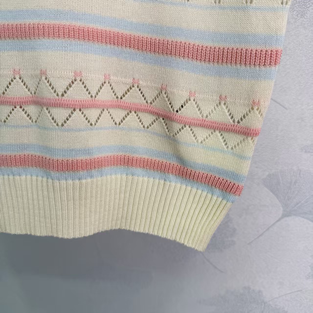 Mi*26 Spring/Summer New Striped Knit Vest