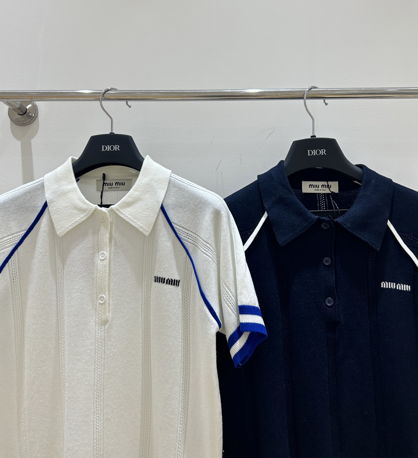 Mi color-block short sleeve polo shirt