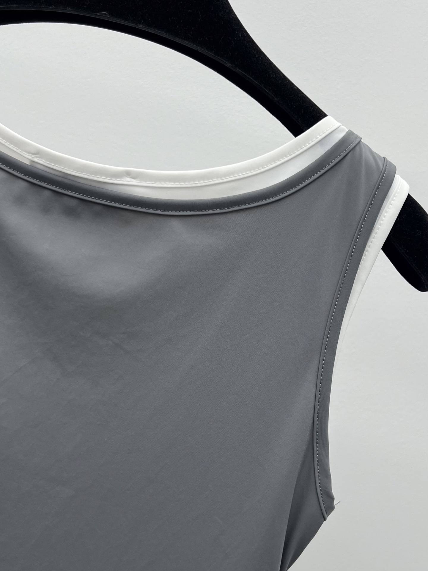 Mi* Fake two-piece tank dress