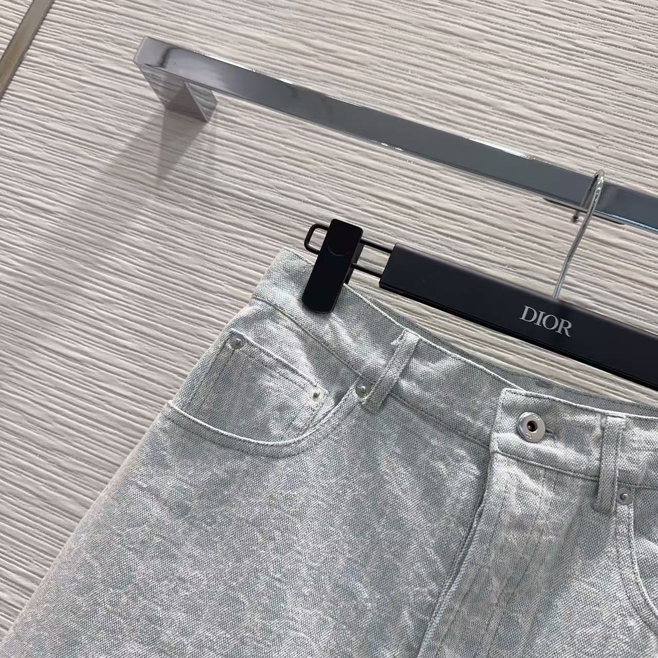 Di 26 Light Wash Denim A-line Mini Skirt