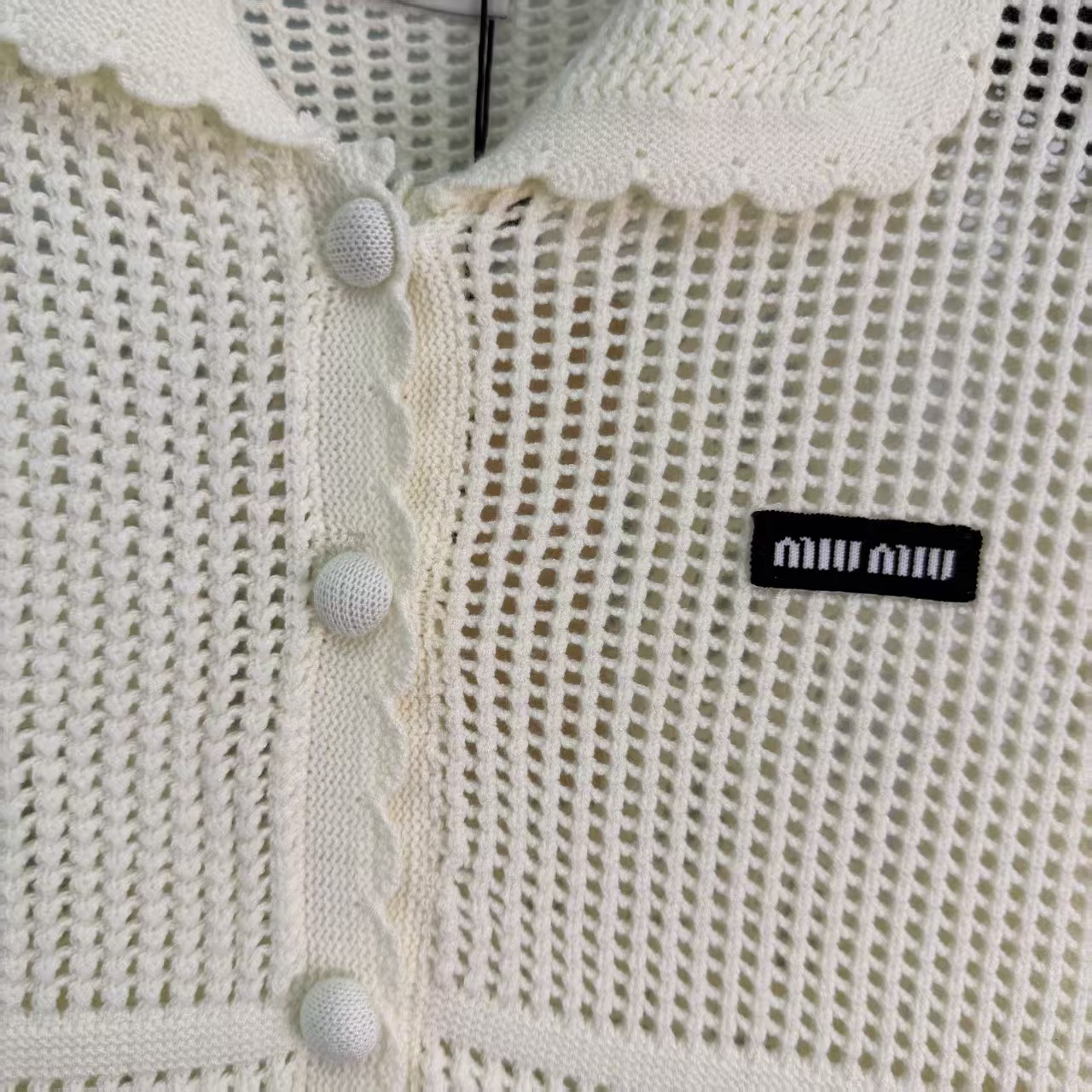 Mi *2026 Spring/Summer Series Rose Hollow KnitCardigan