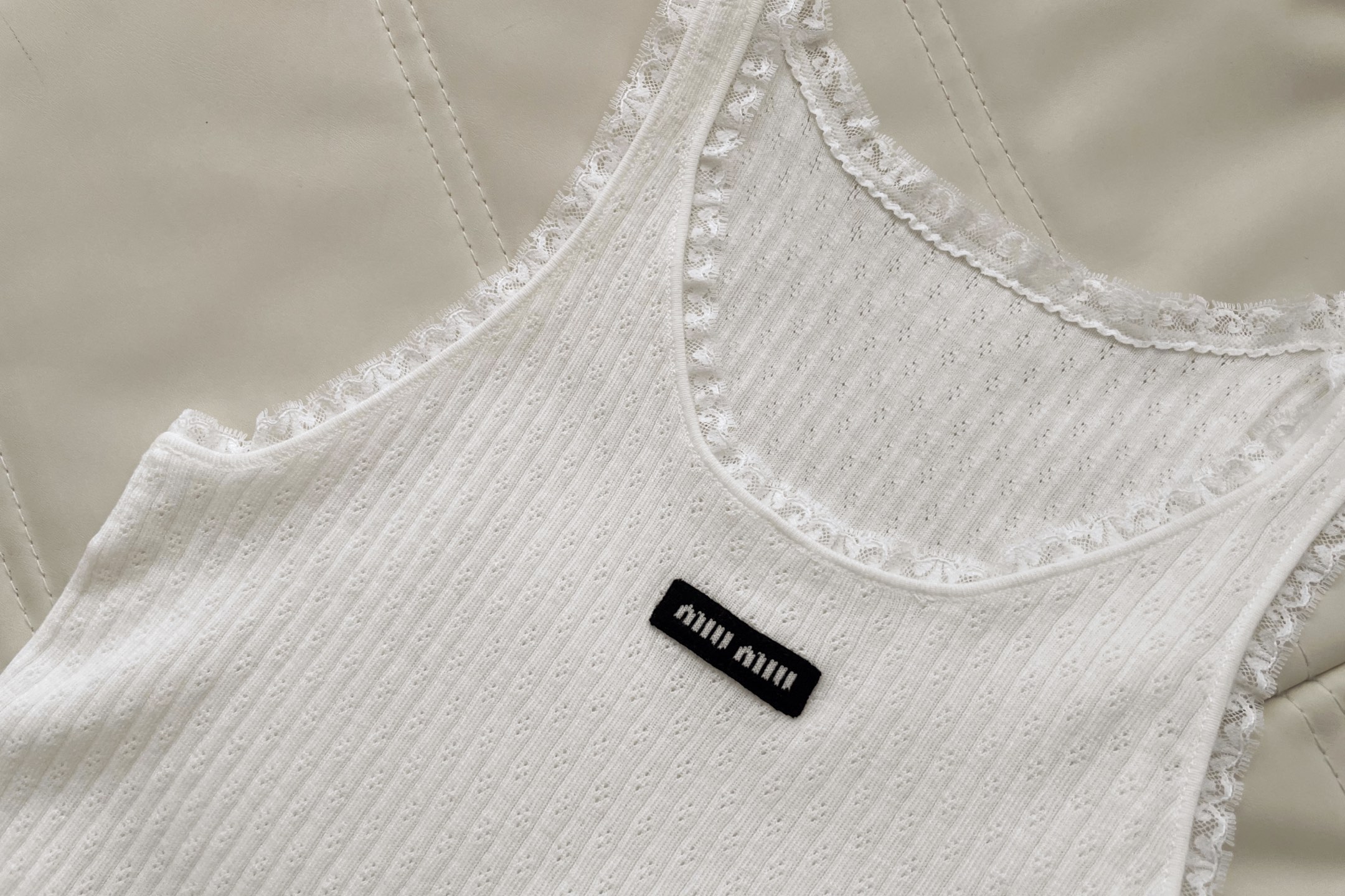 Mi Lace-trimmed Knit Camisole