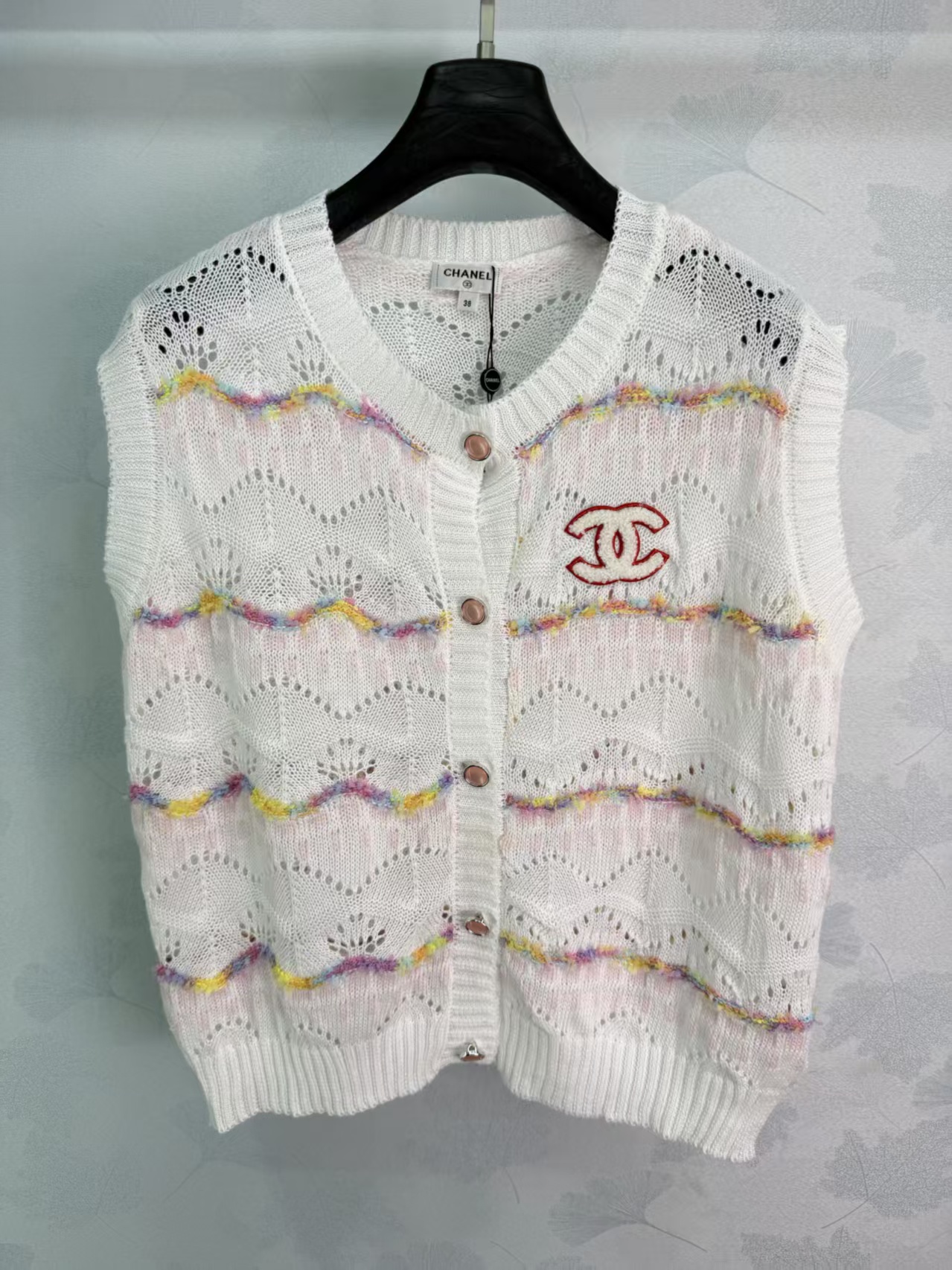 Cha* 2026 Spring/Summer New Stripe Knit Vest!