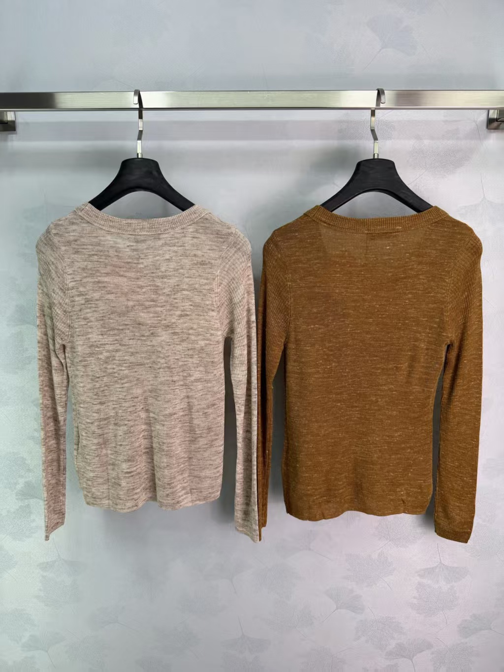 Mi*26 Spring/Summer New V-neck Long SleeveKnitwear