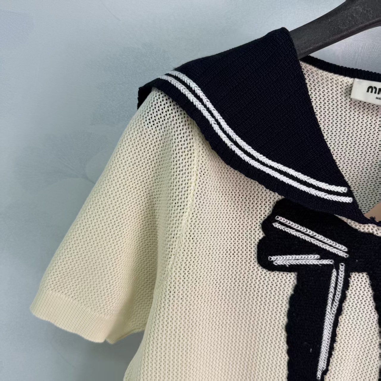 Mi*26 Spring/Summer New Sailor Collar KnitShirt