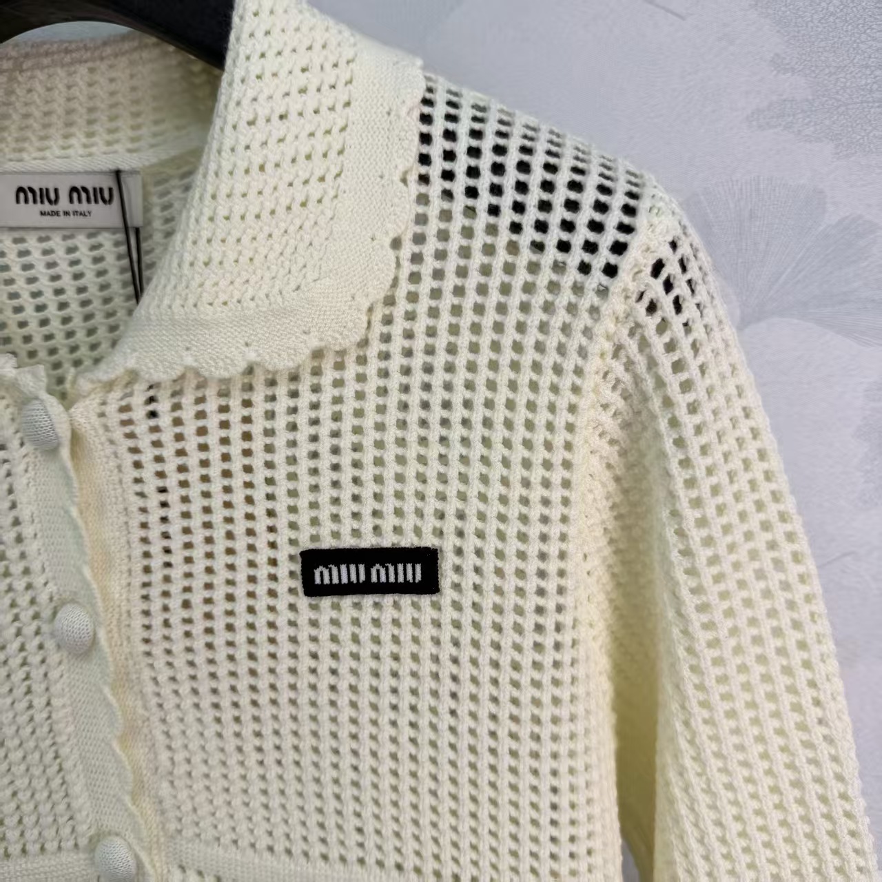 Mi *2026 Spring/Summer Series Rose Hollow KnitCardigan