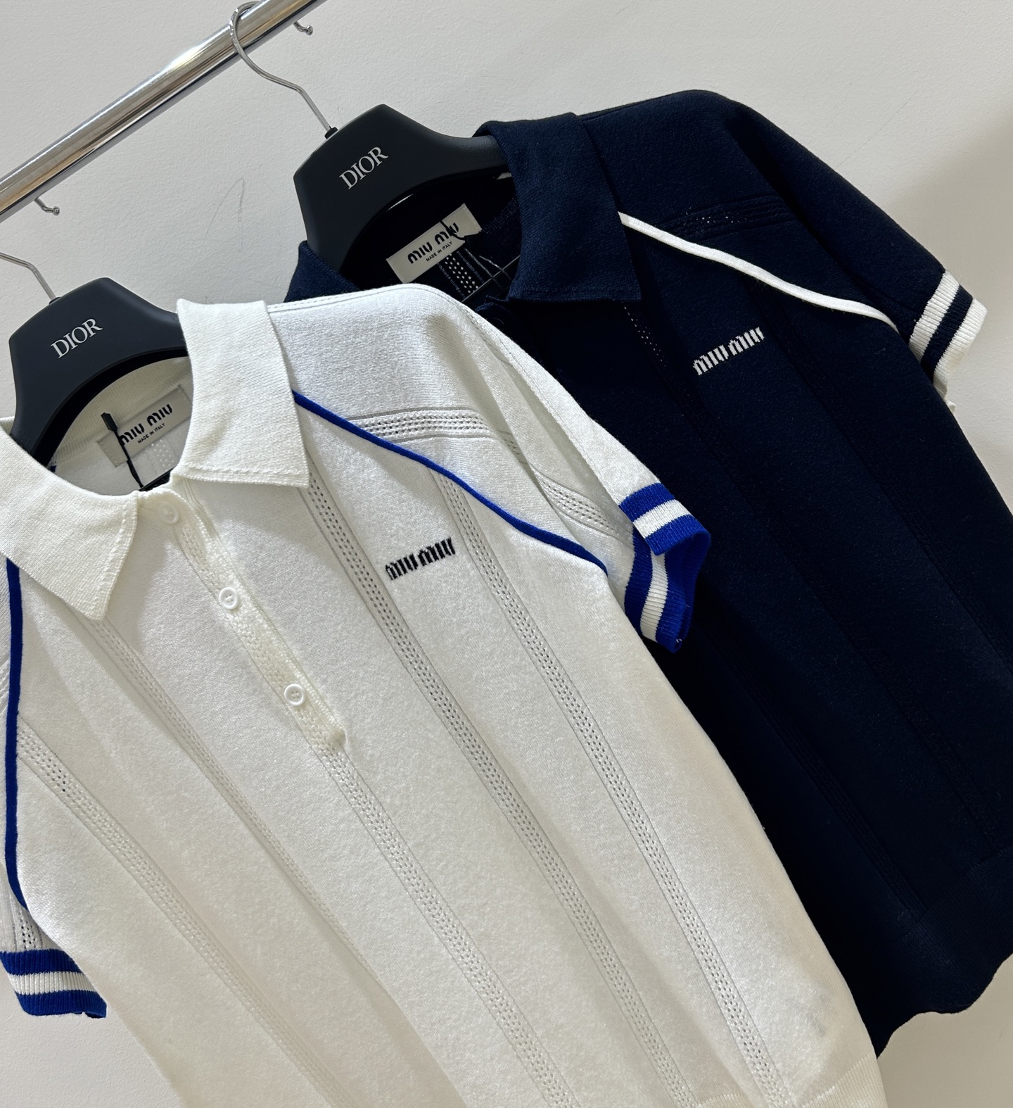 Mi color-block short sleeve polo shirt