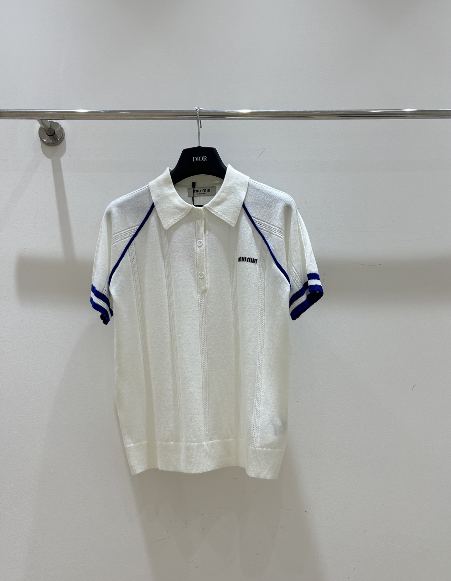 Mi color-block short sleeve polo shirt