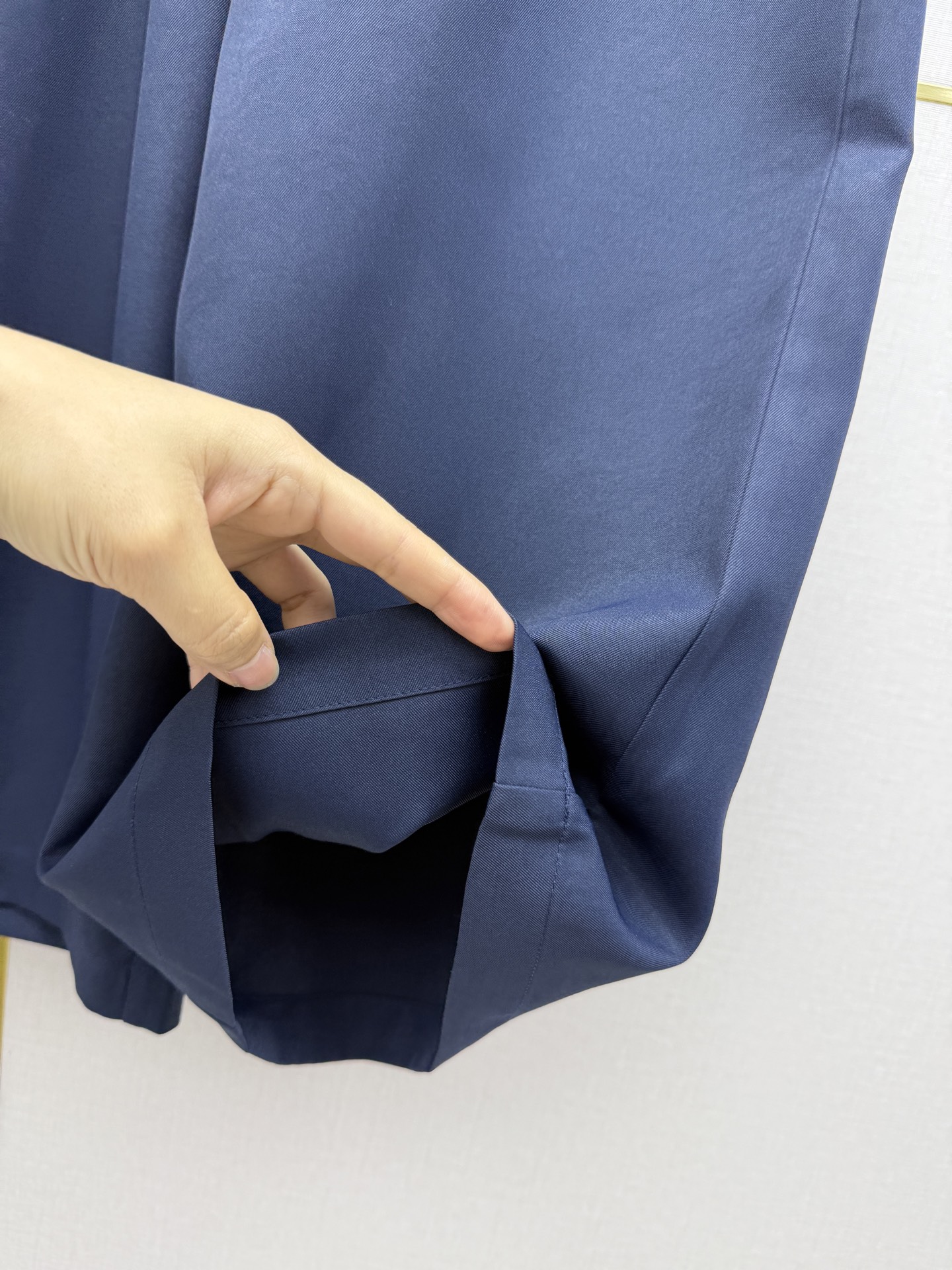 Mi ruffle-waist high-waisted wide-leg pants