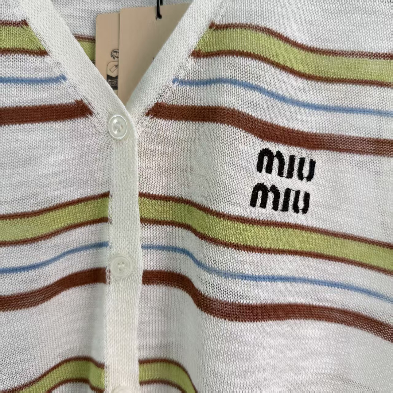 Mi*26 Spring/Summer New Striped Knit Vest,