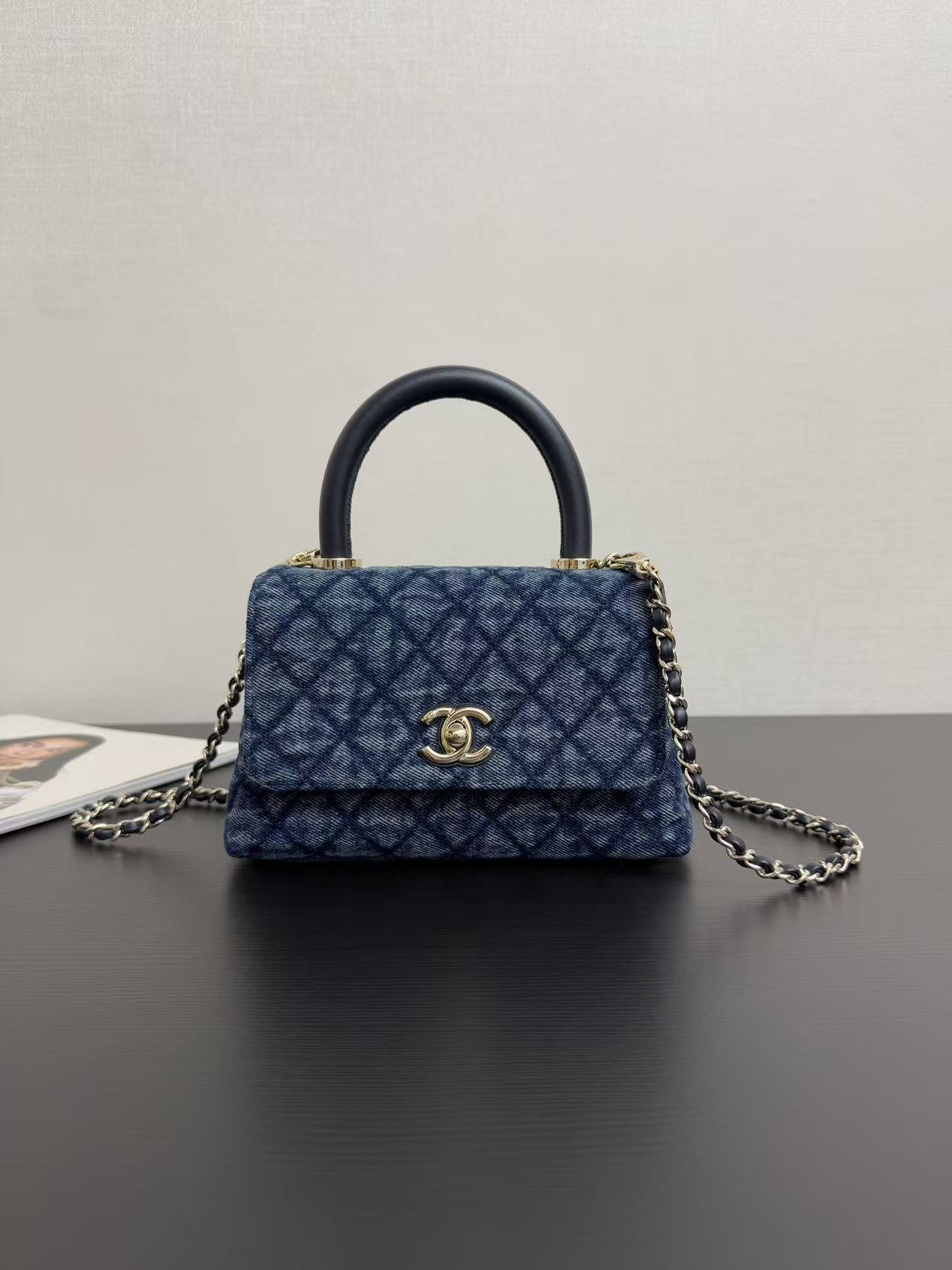 CC26SS Limited Denim Coco Handle Mini
