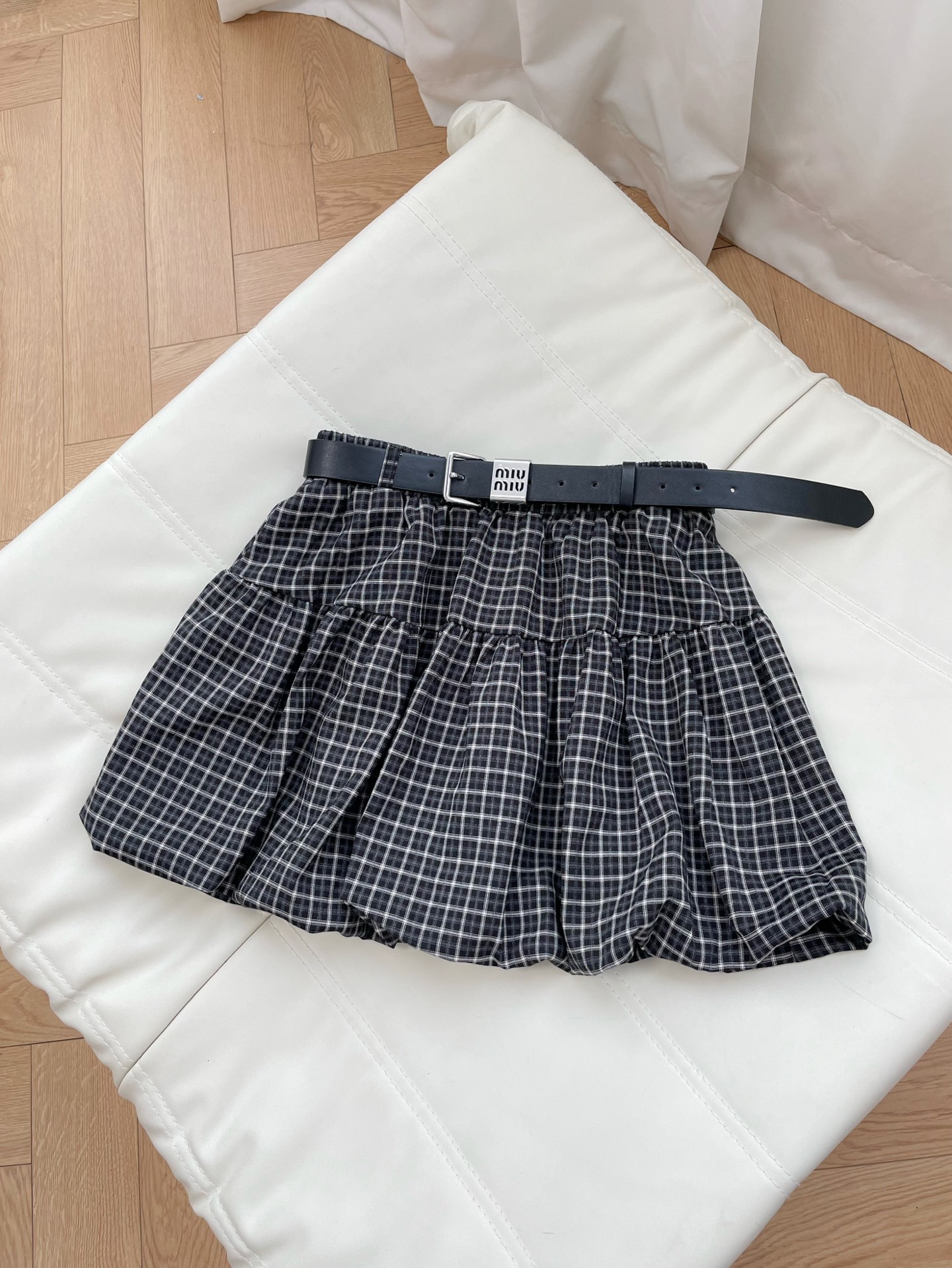 Mi-style tulip puffy Mi skirt