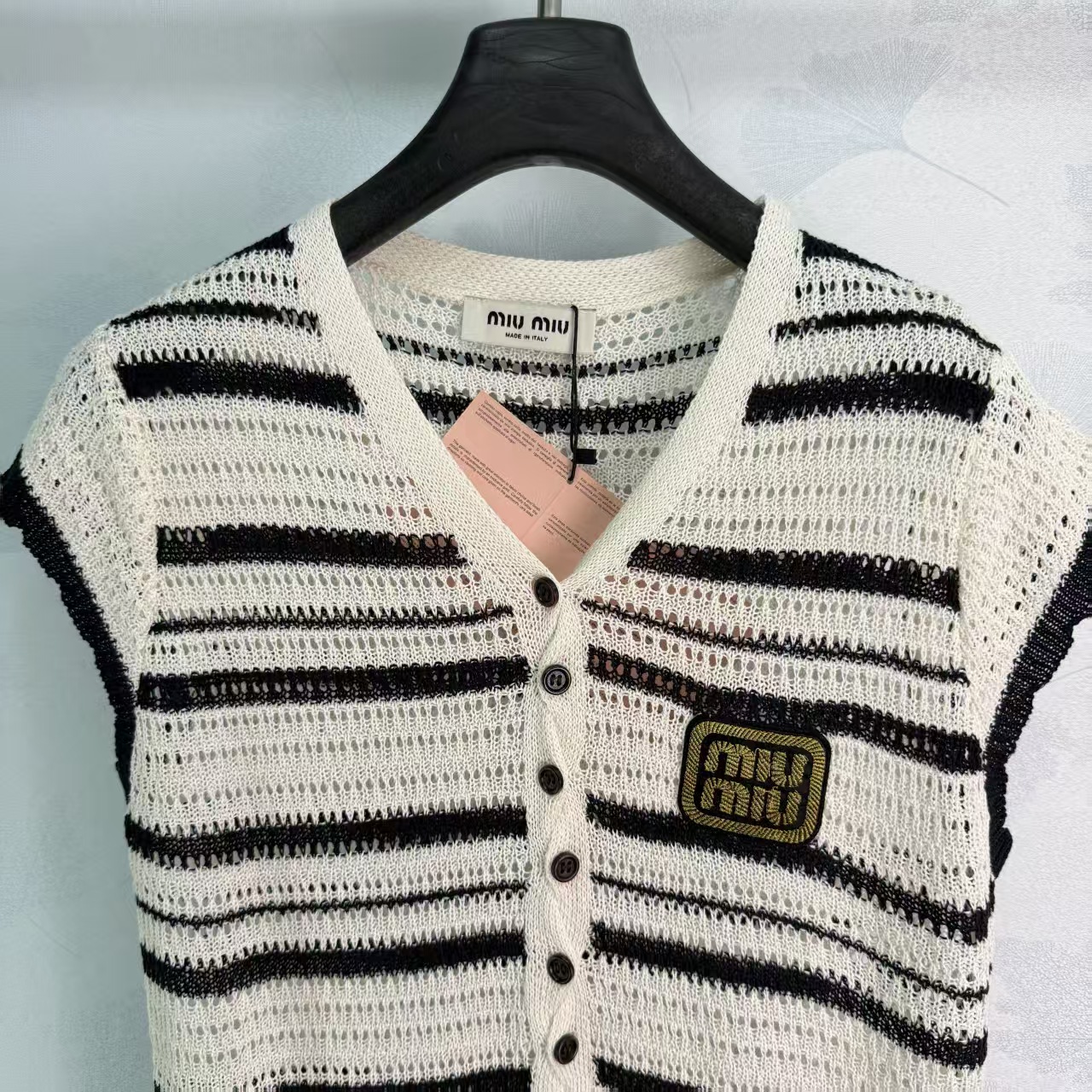 Mi*26 Spring/Summer New Striped Knit Cardigan