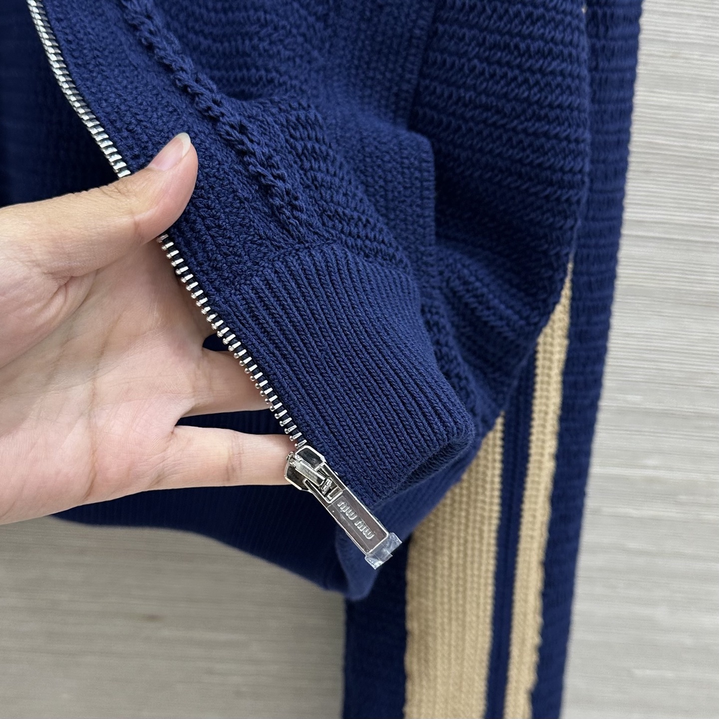 Mi 26 Spring/Summer new arrival, crochet design knitted sportsjacket