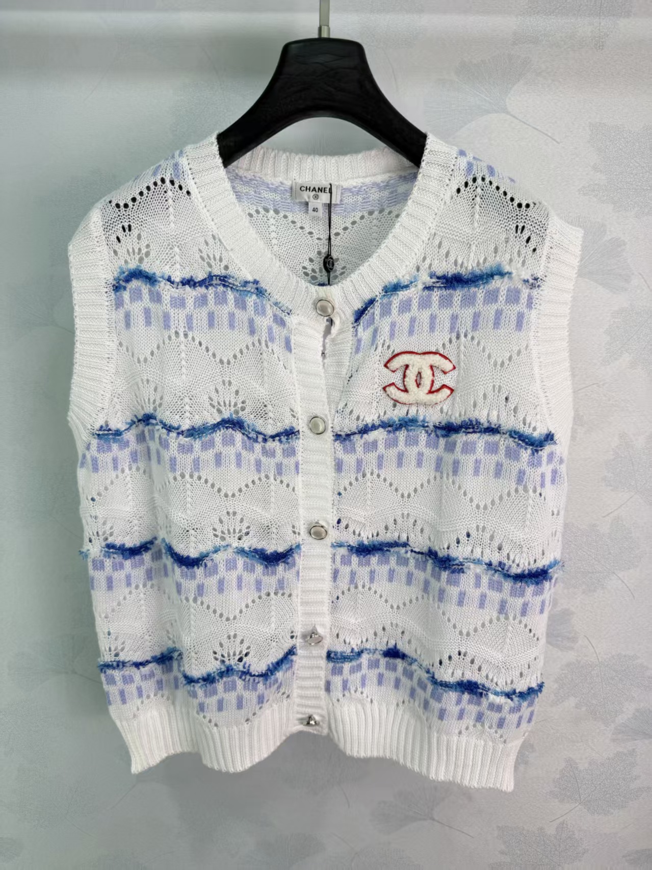 Cha* 2026 Spring/Summer New Stripe Knit Vest!