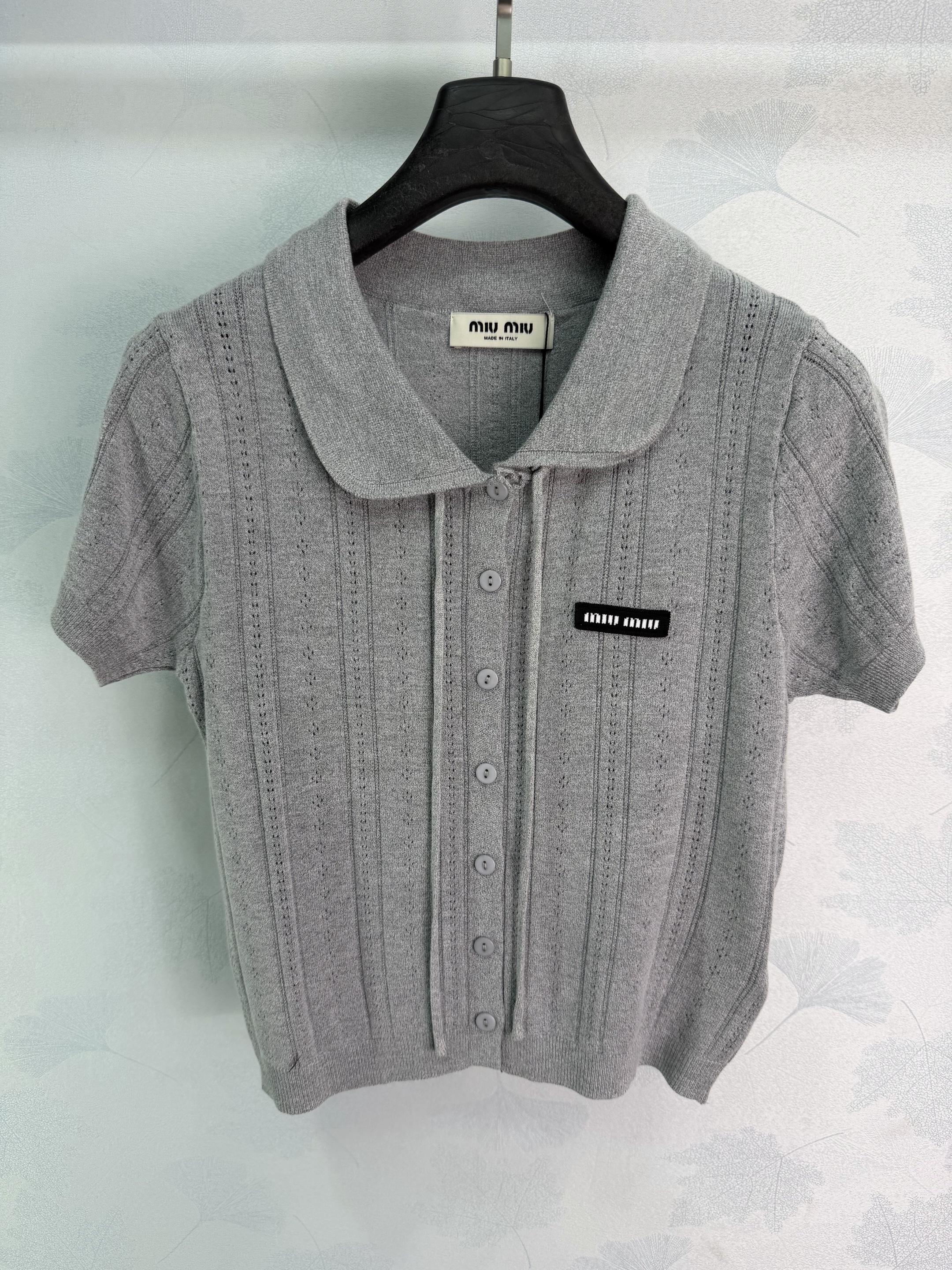 Mi*26 Spring/Summer New Preppy Style Polo Knit Short sleeve
