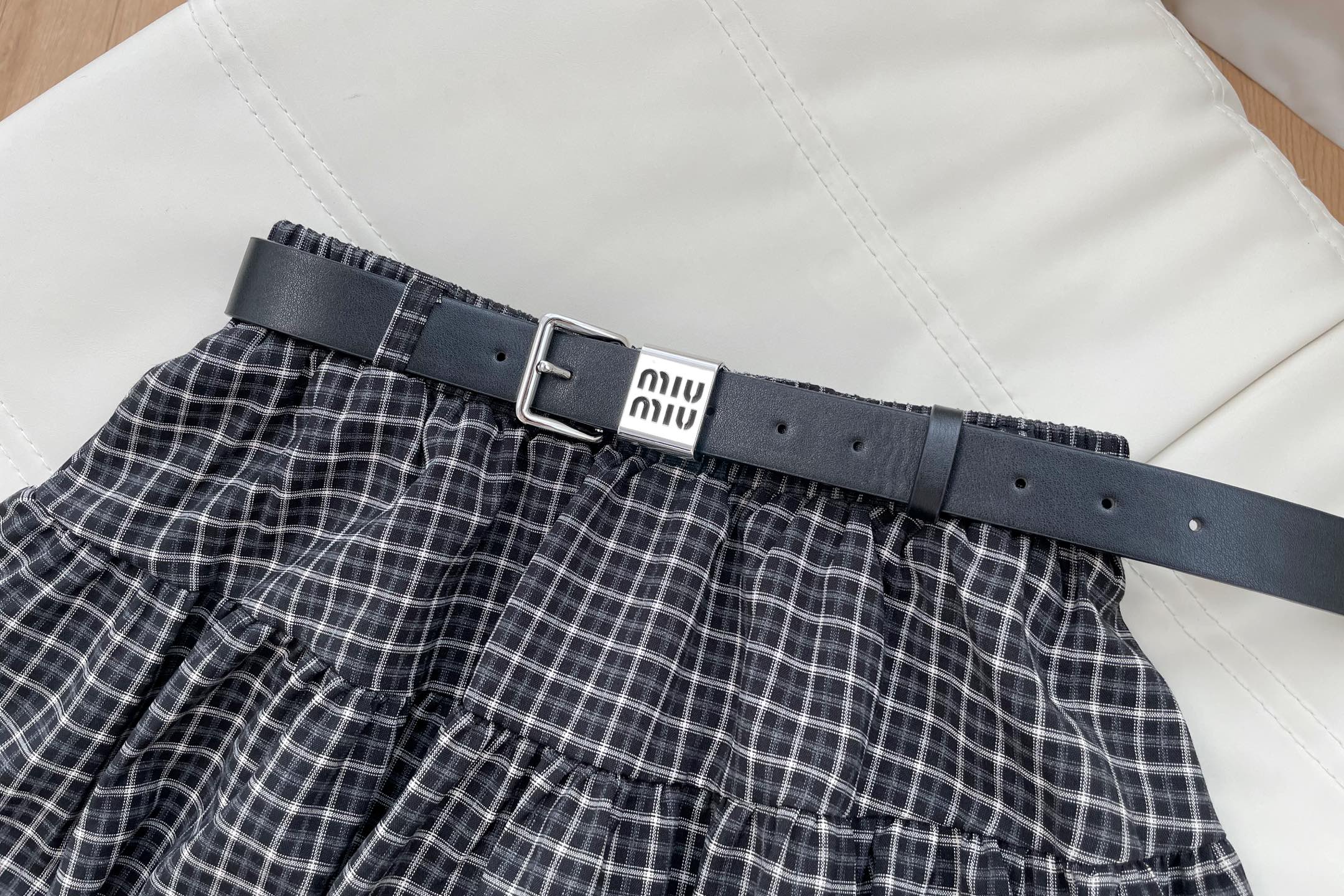 Mi-style tulip puffy Mi skirt
