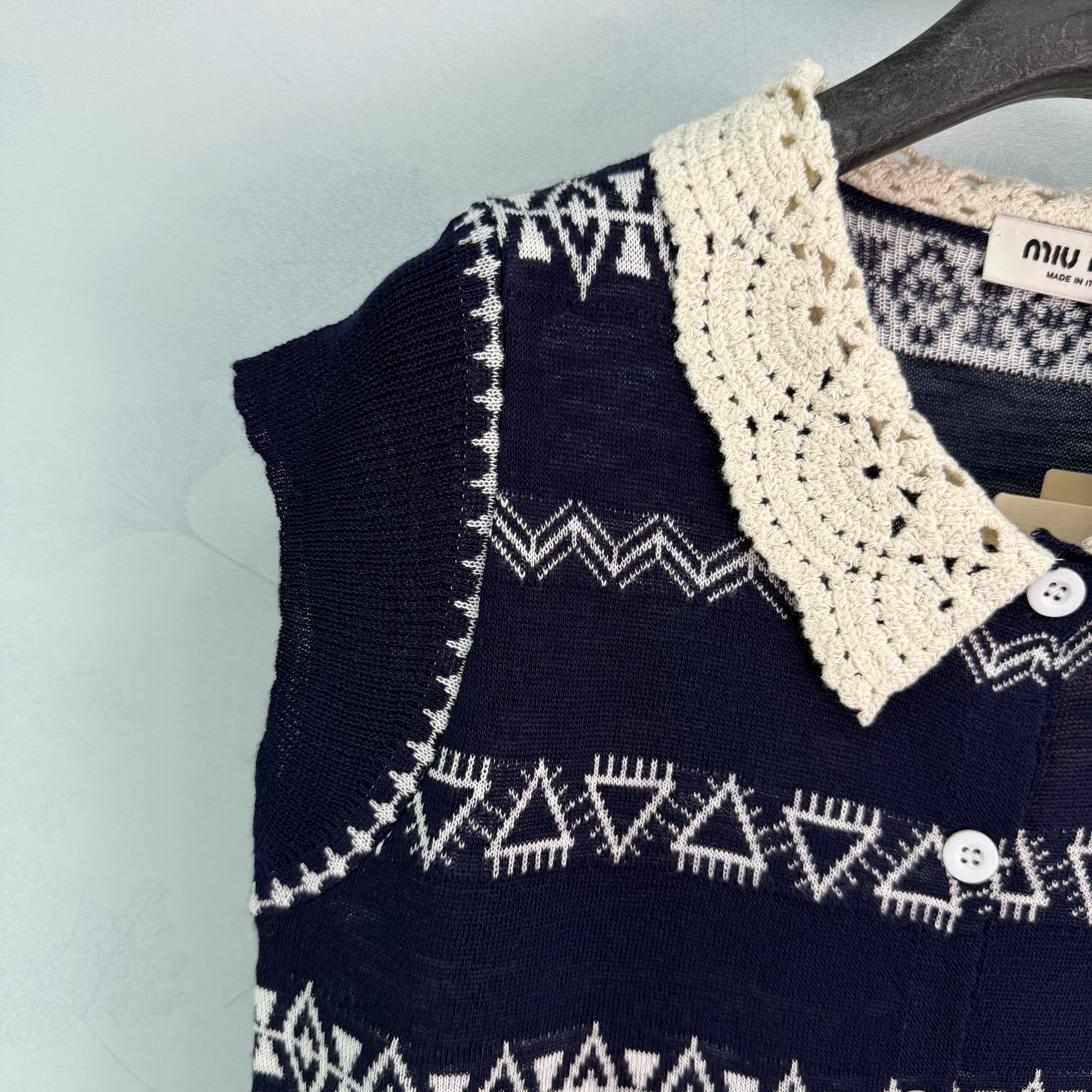 Mi*26 Spring/Summer New Sleeveless Knit Cardigan