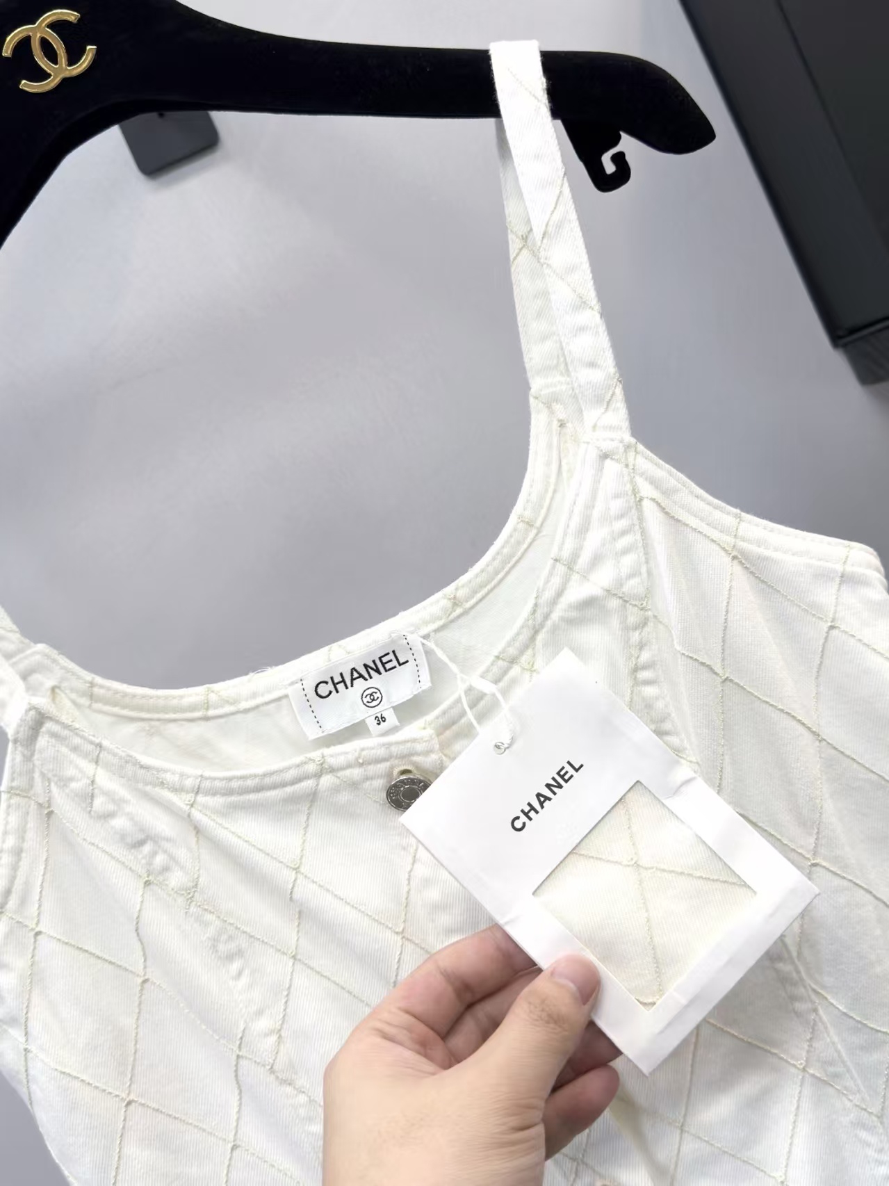 Cha Style Quilted Camisole Dress