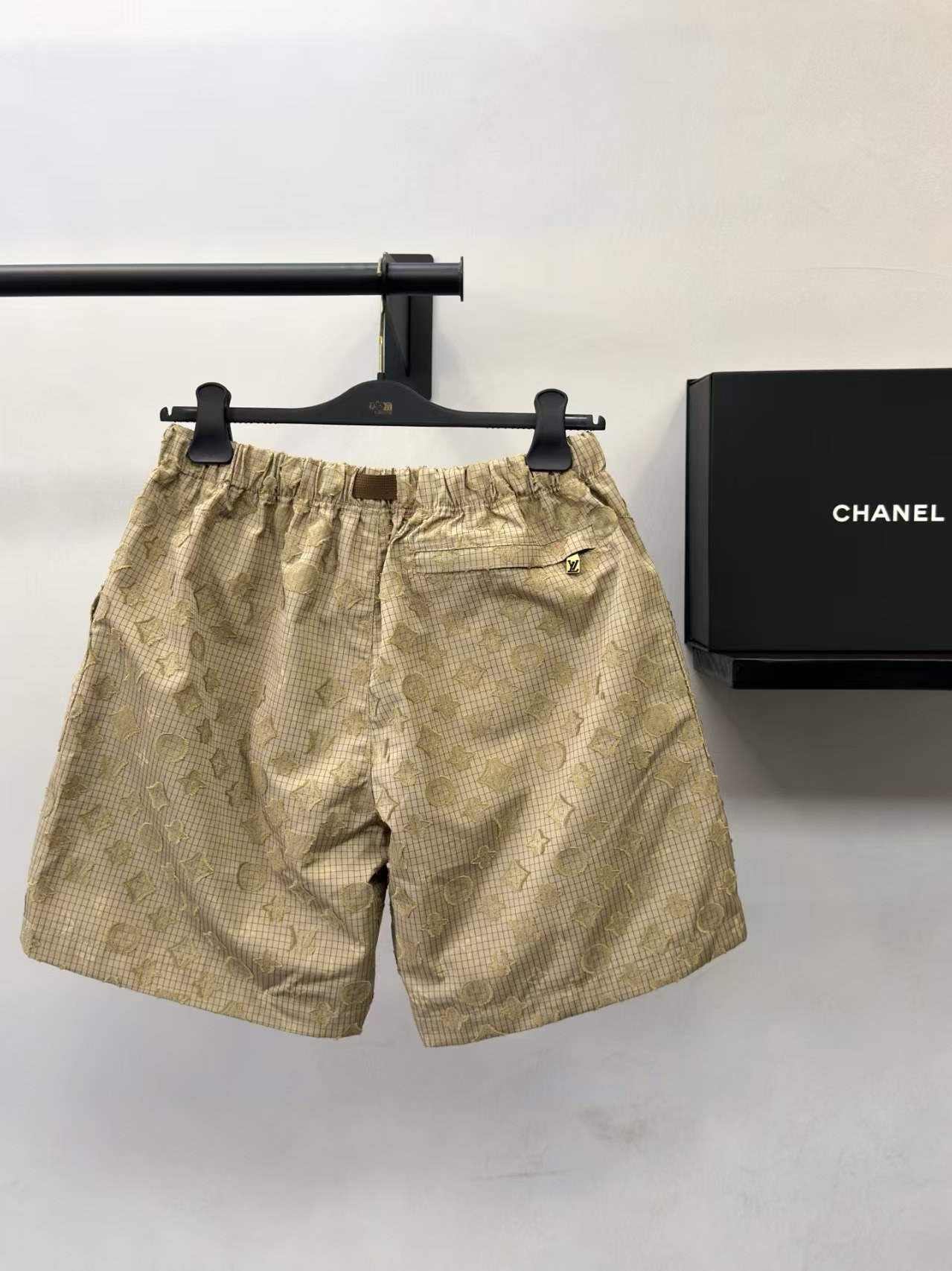 LO New Plaid Jacquard Casua Shorts