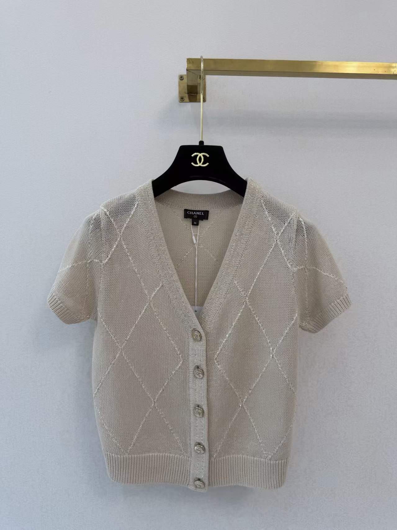 Cha 26 Early Spring New Argyle Knit Set