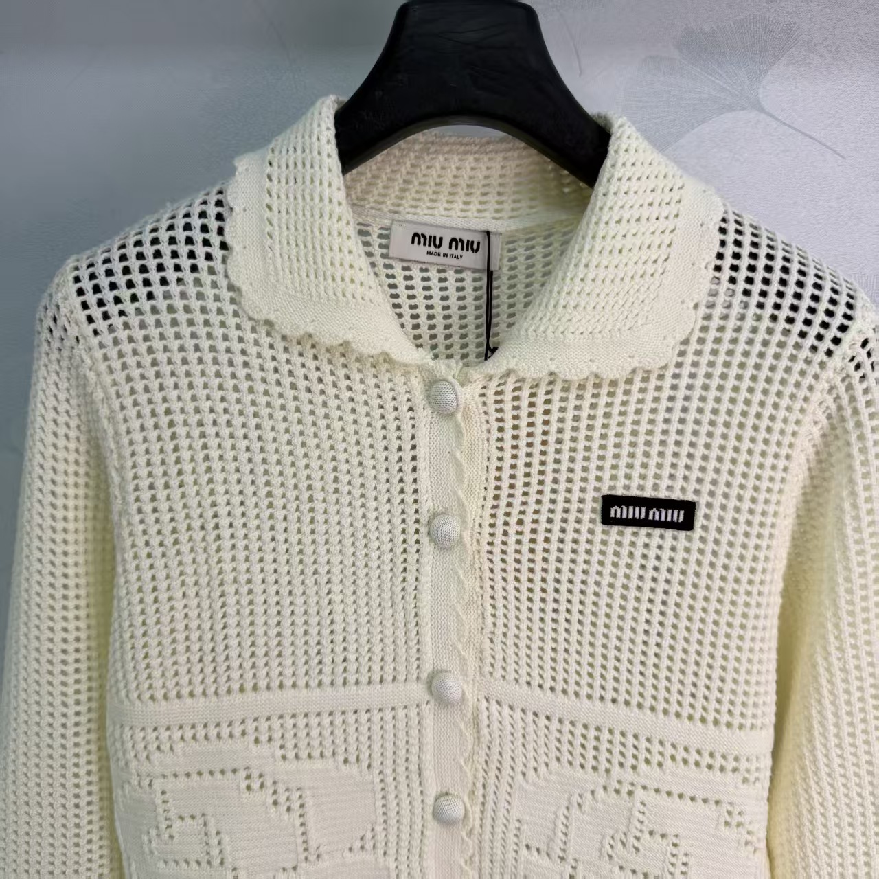 Mi *2026 Spring/Summer Series Rose Hollow KnitCardigan